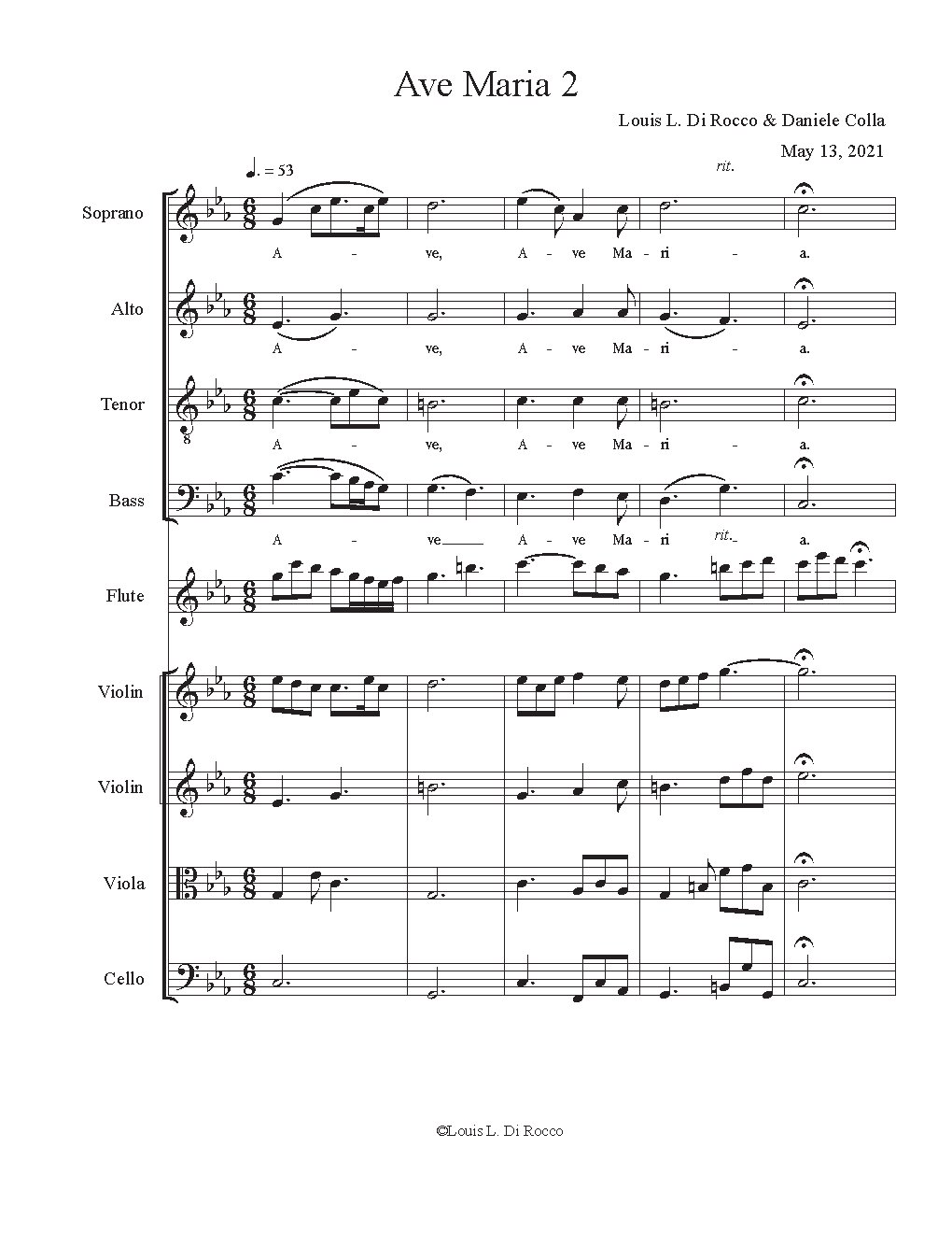 Ave Maria in C minor