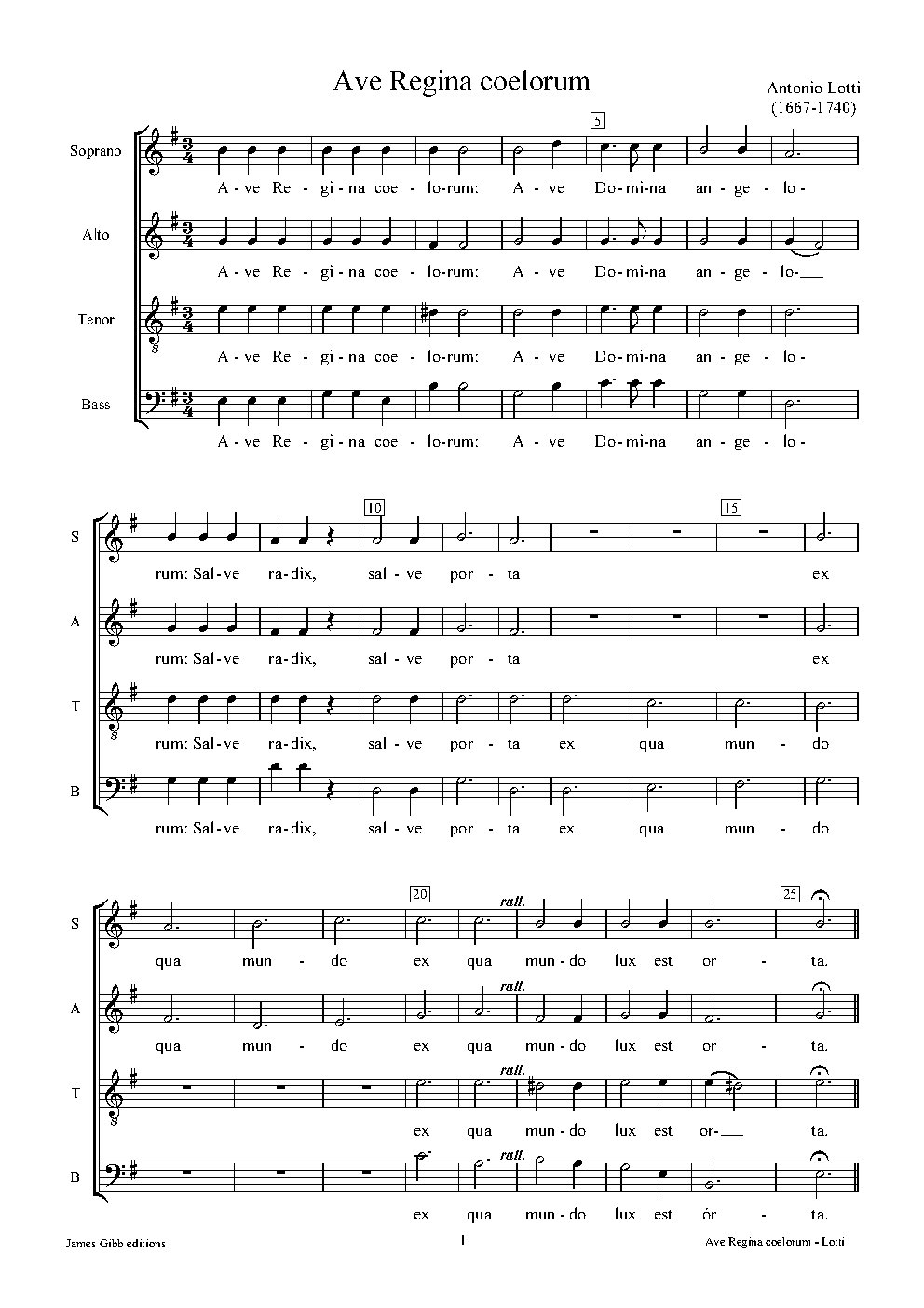 Ave Regina coelorum - Choir Script PDF Thumbnail