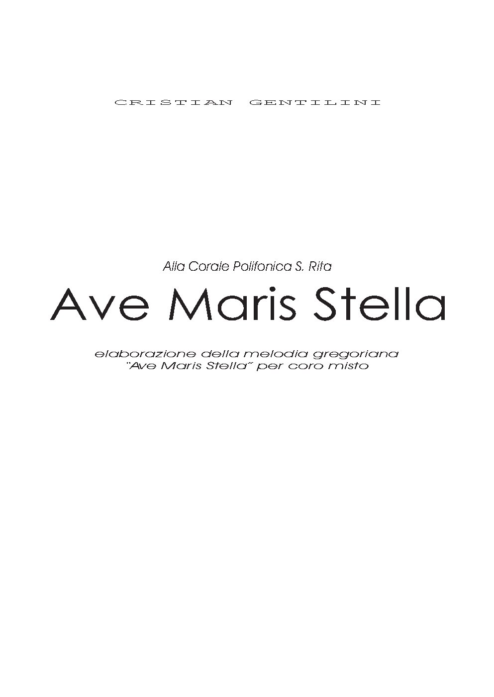 Ave Maris Stella