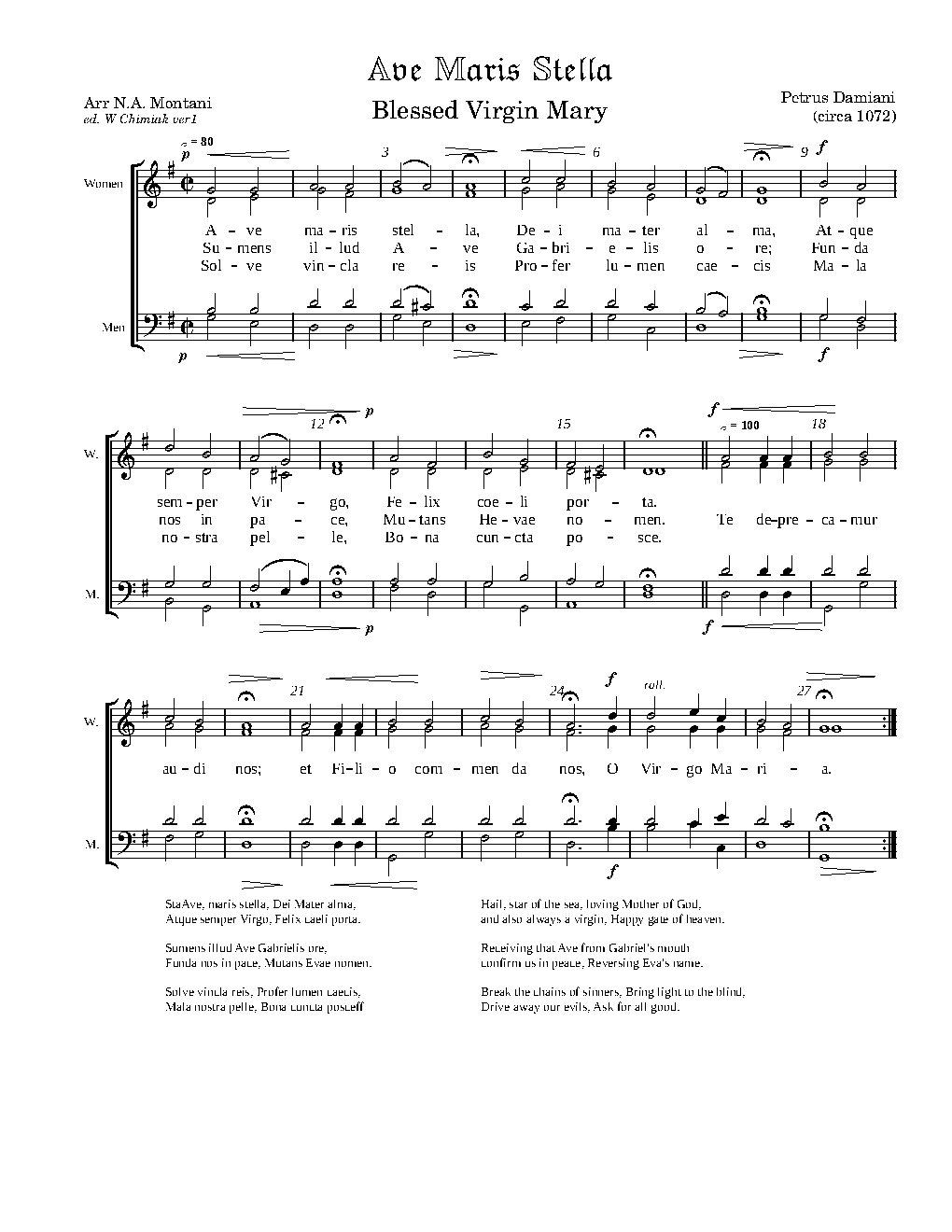 Ave Maris Stella