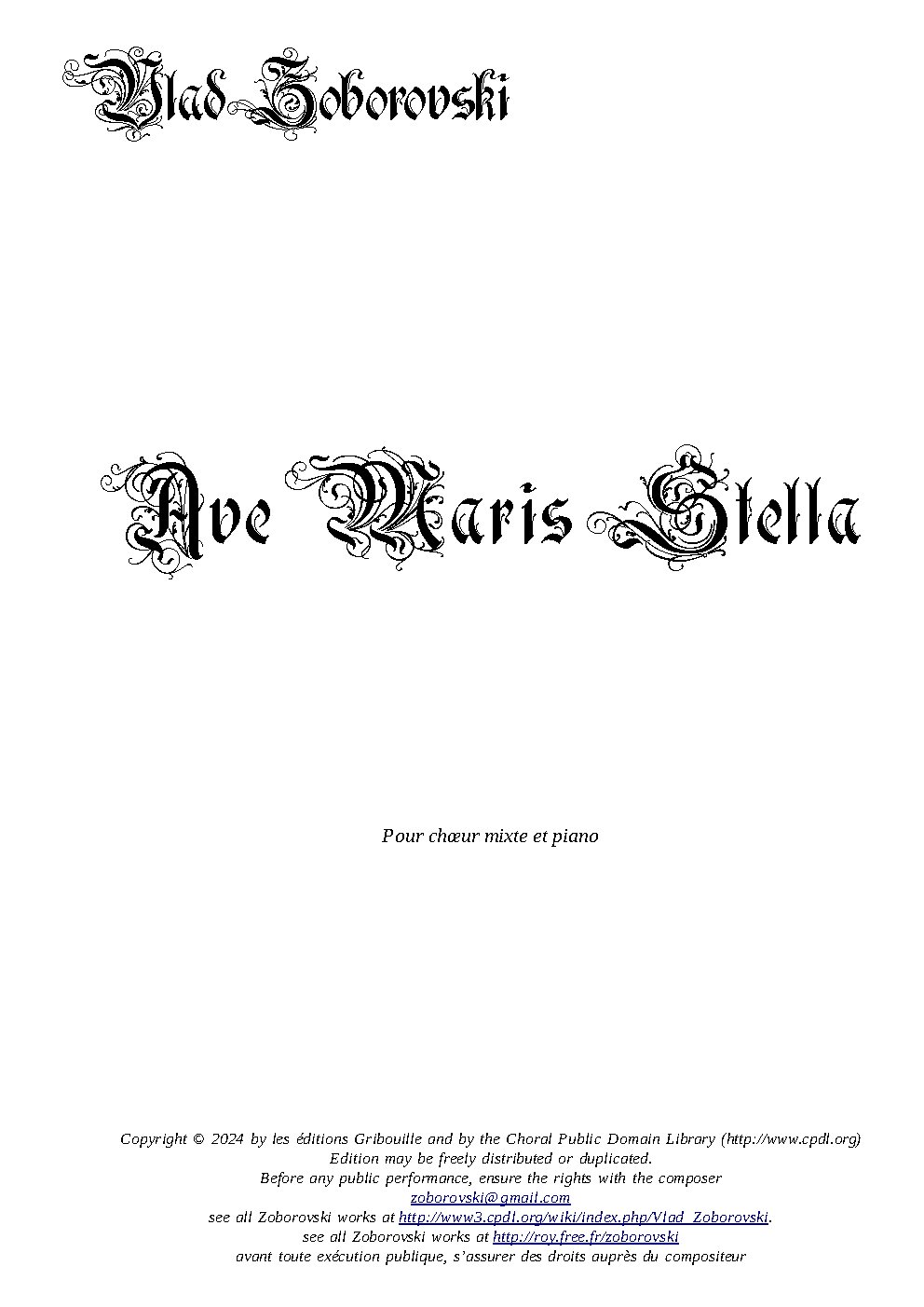 Ave Maris Stella