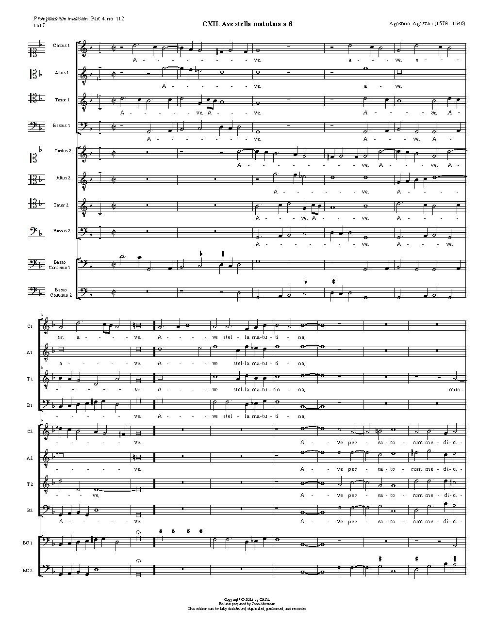 Ave stella matutina - Choir Script PDF Thumbnail