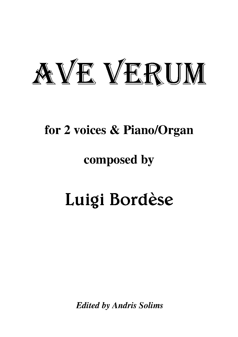 Ave verum