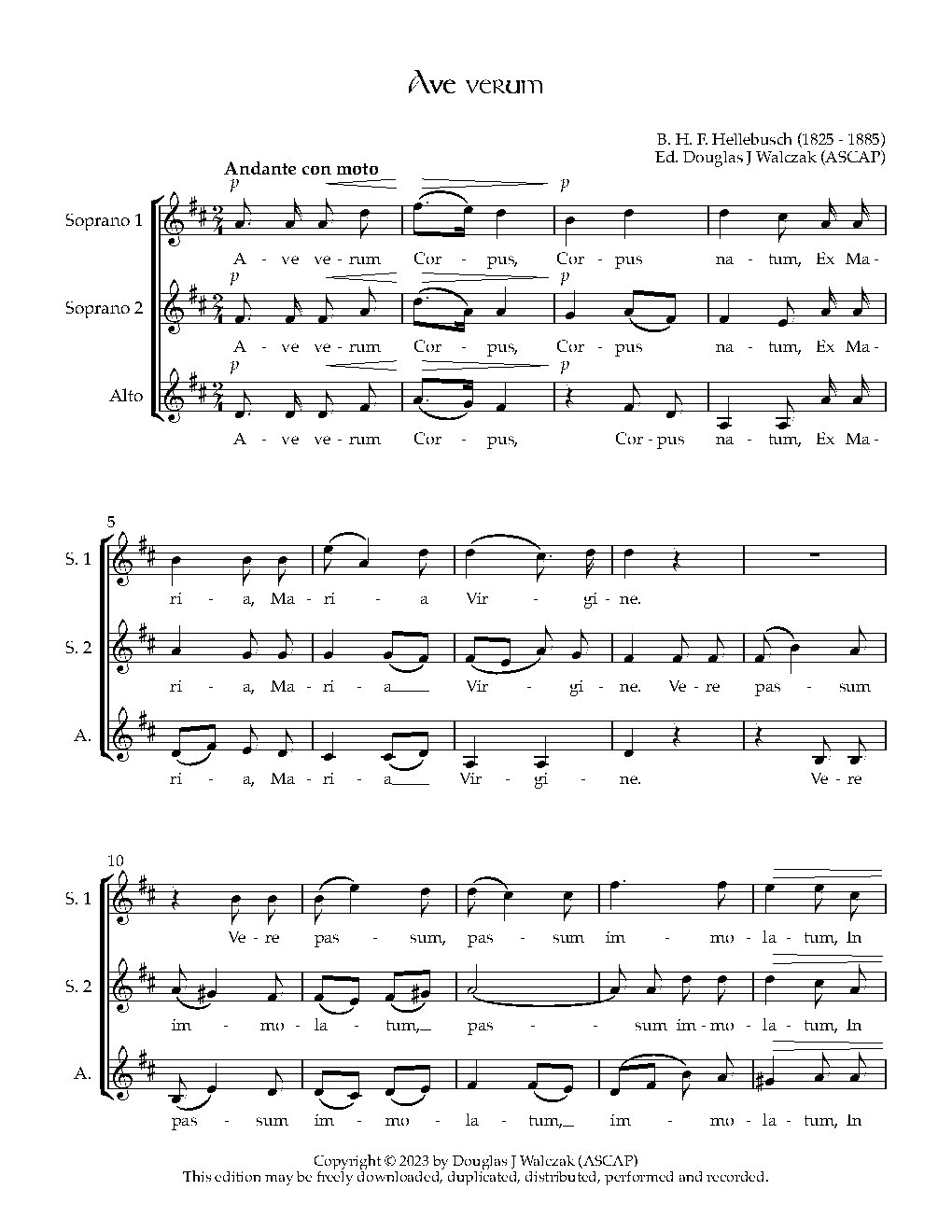 Ave verum No. 2