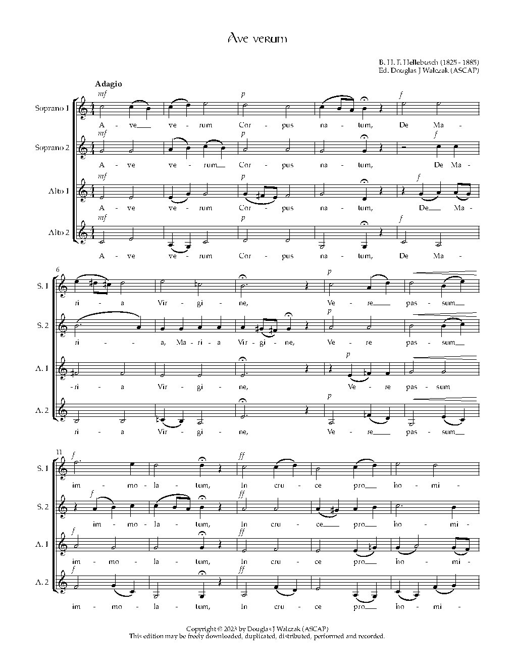 Ave verum No. 3
