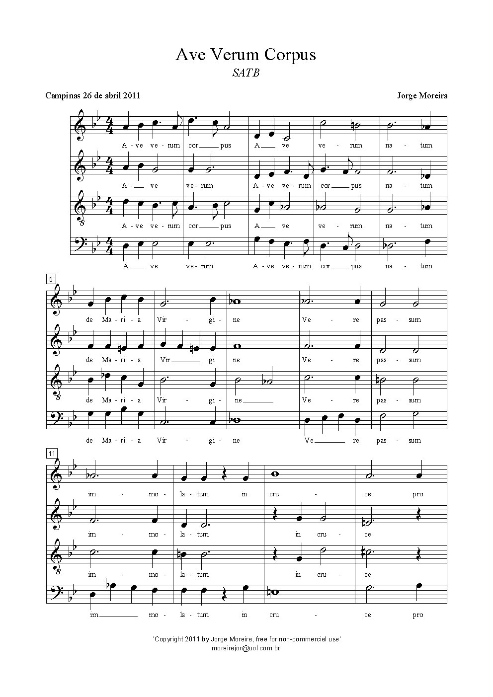 Ave Verum Corpus