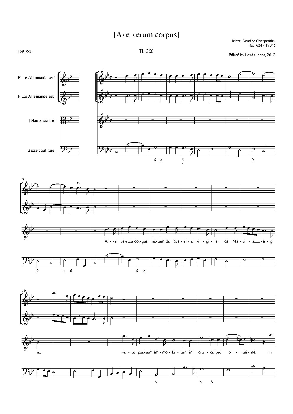 Ave verum corpus H 266