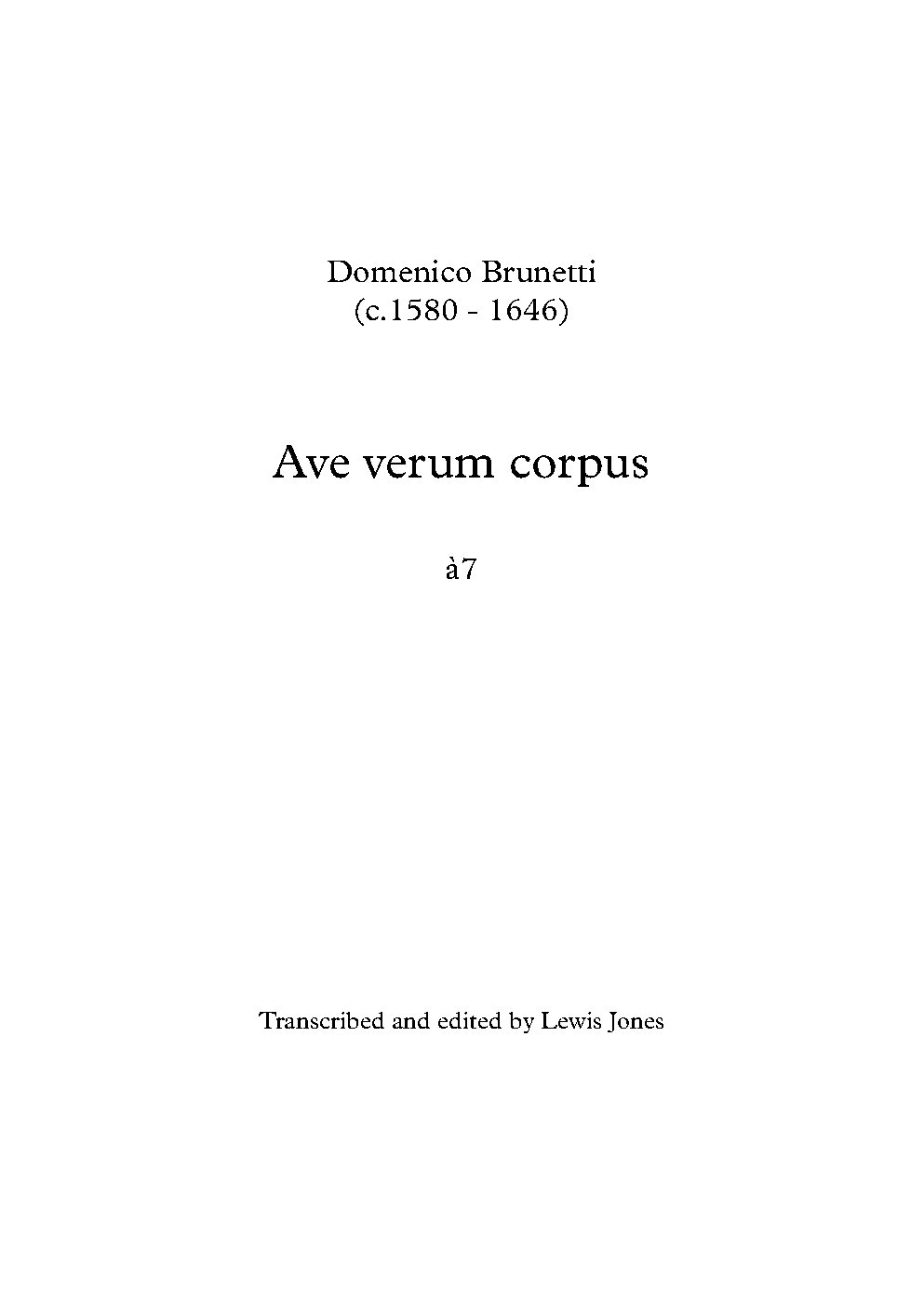 Ave verum corpus