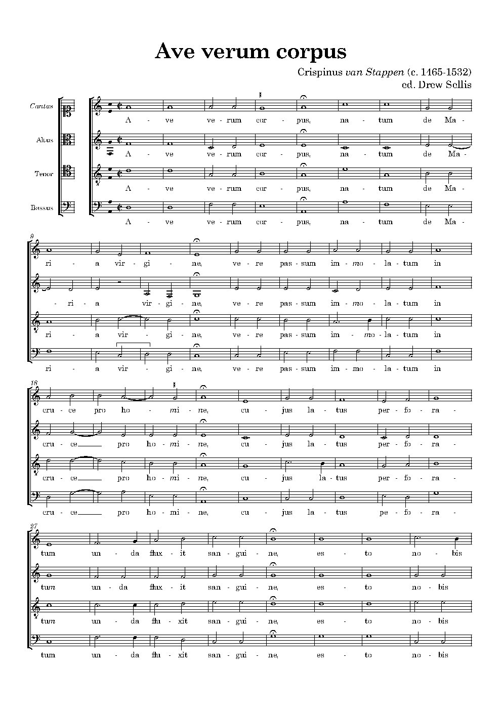 Ave verum corpus