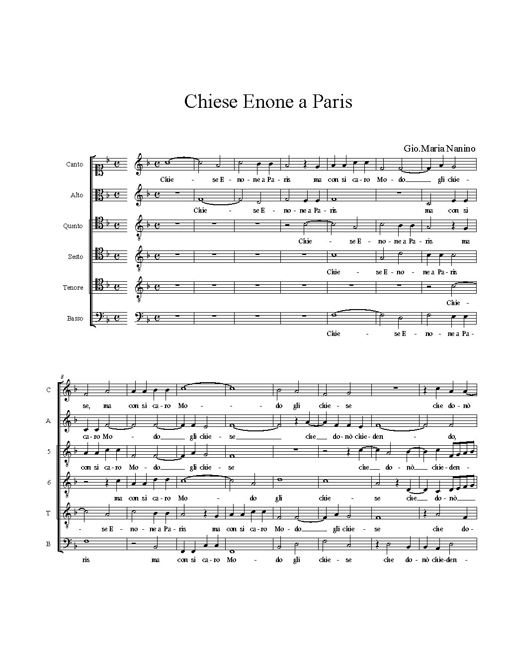 Chiese Enone a Paris