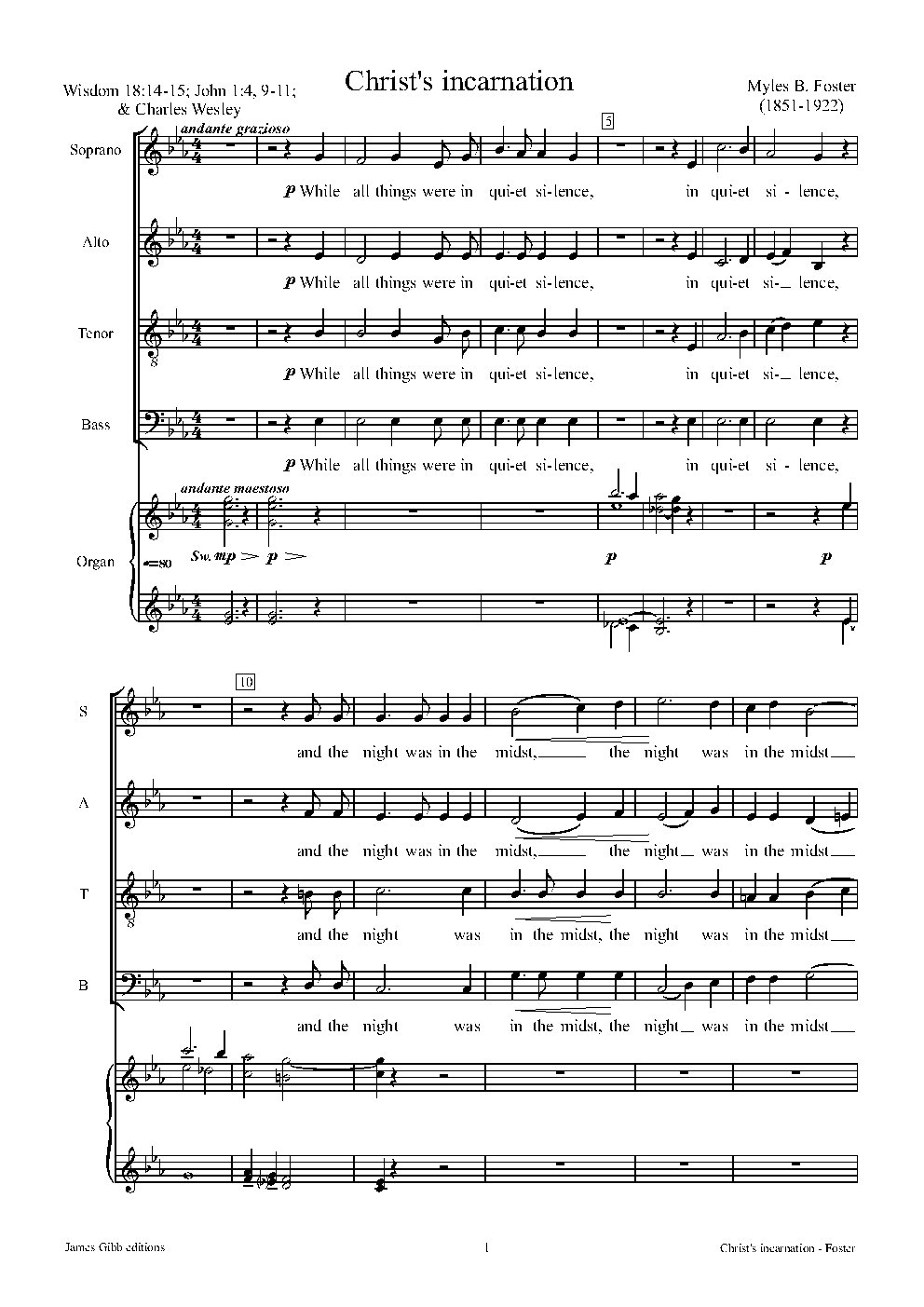 Christ's incarnation - Choir Script PDF Thumbnail