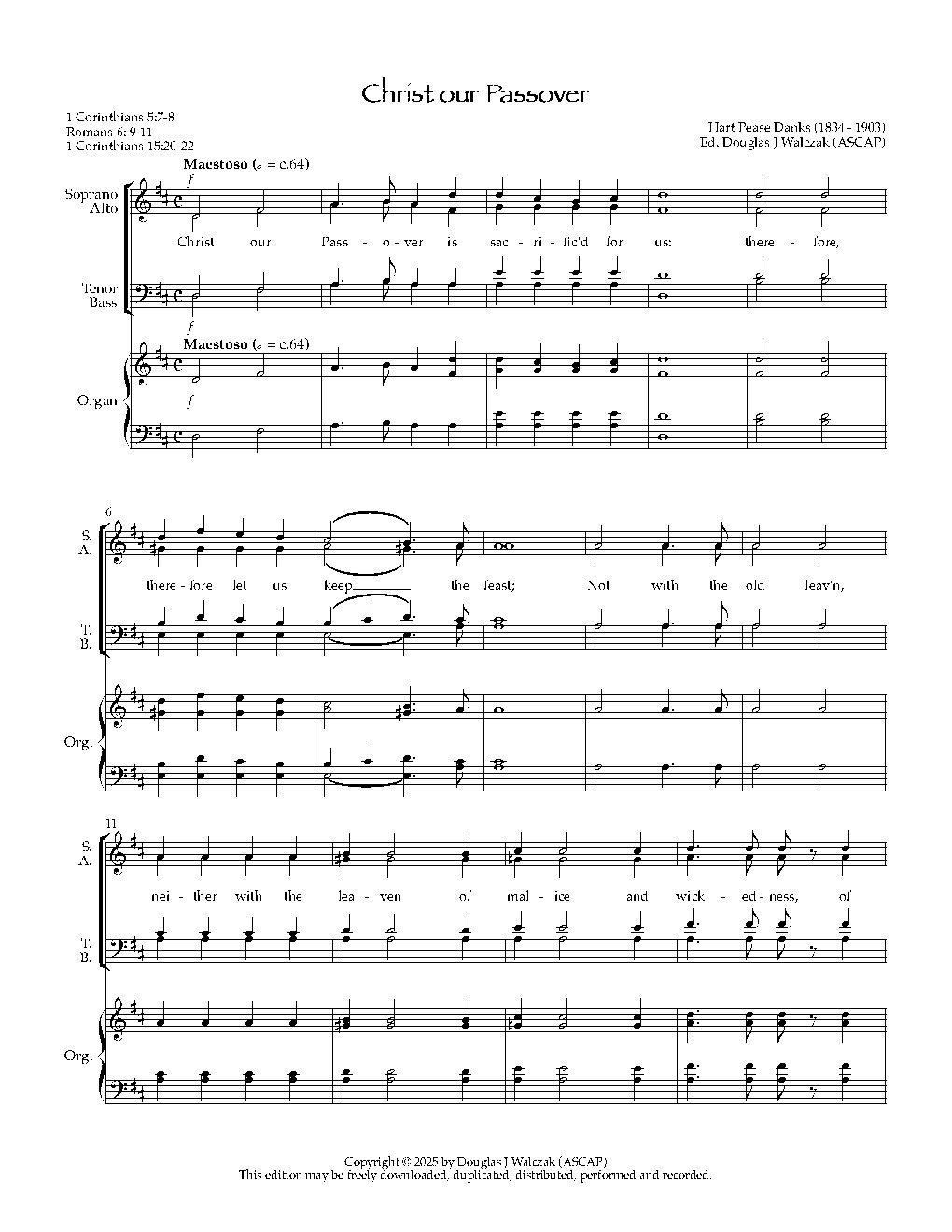 Christ our Passover - Choir Script PDF Thumbnail