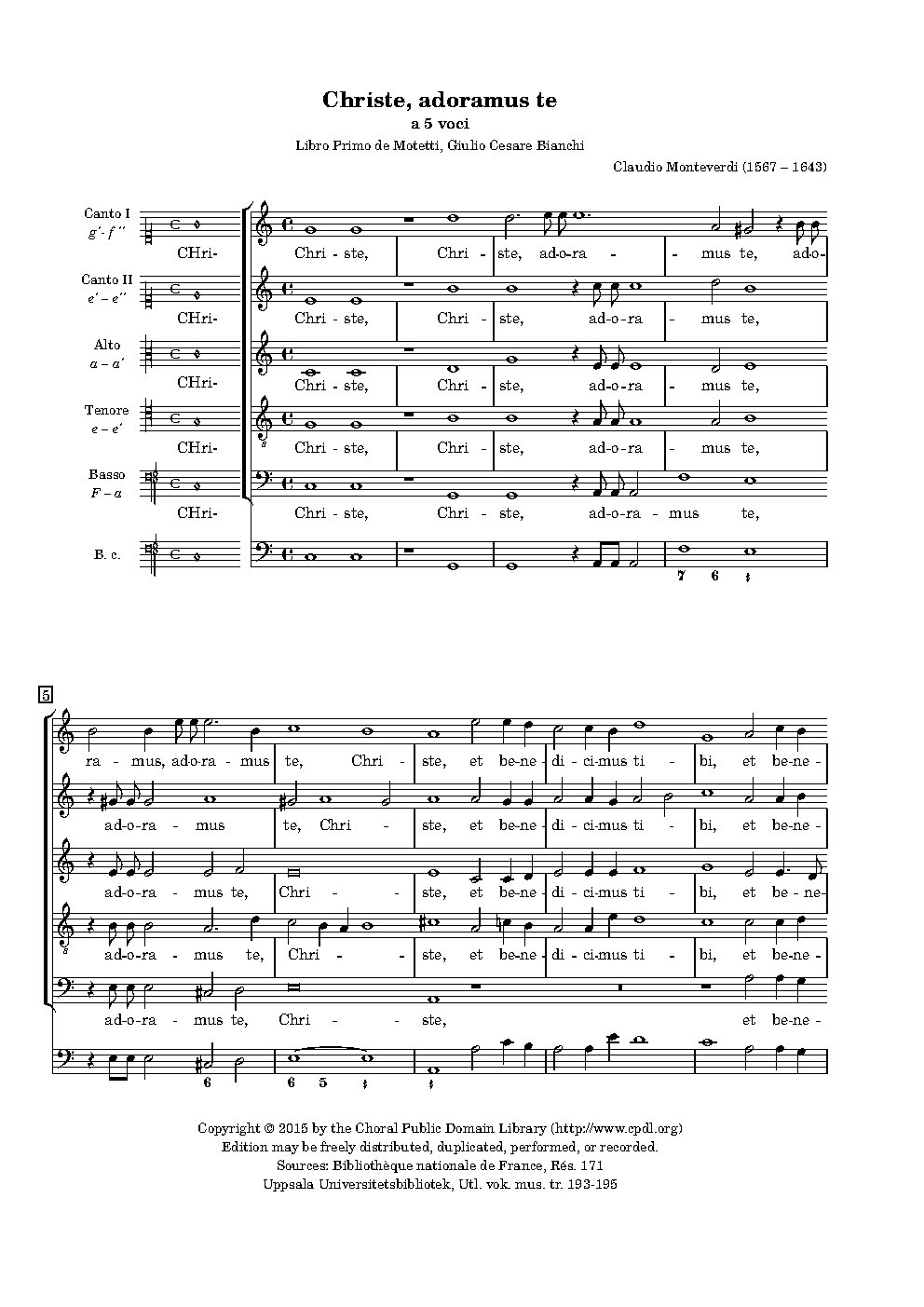 Christe, adoramus te - Choir Script PDF Thumbnail