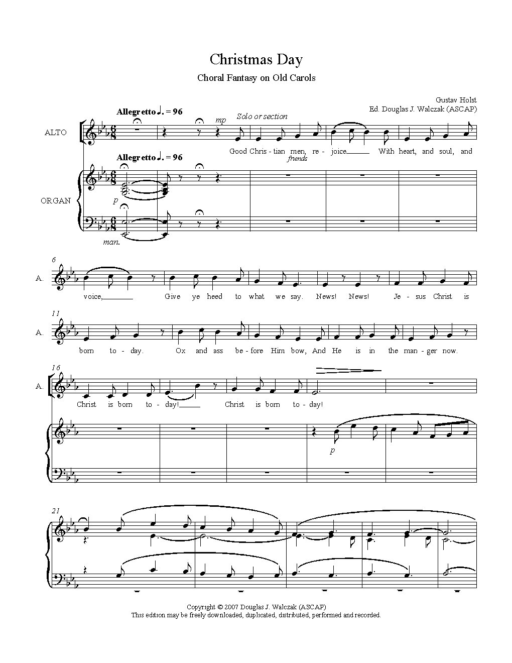 Christmas Day - Choir Script PDF Thumbnail
