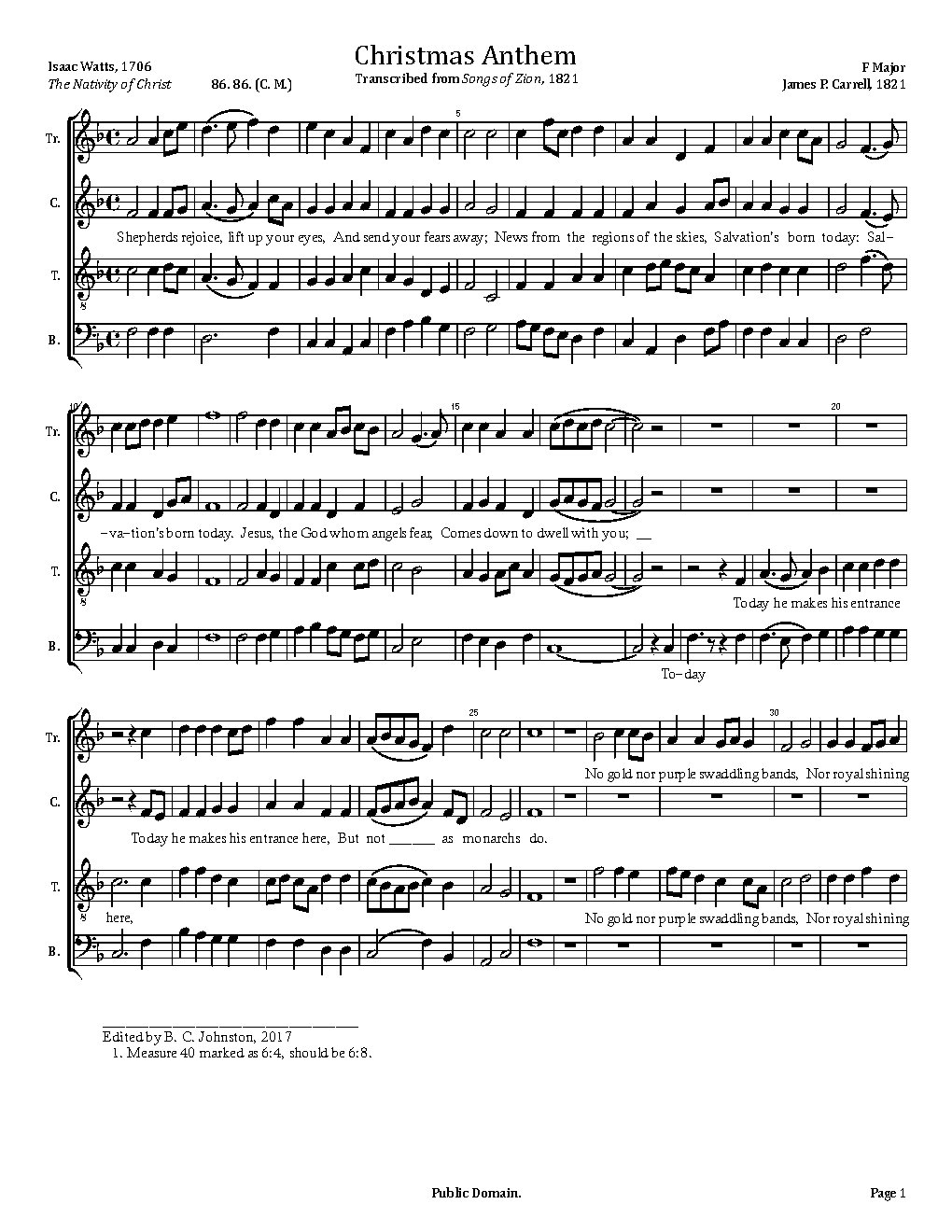 Christmas Anthem