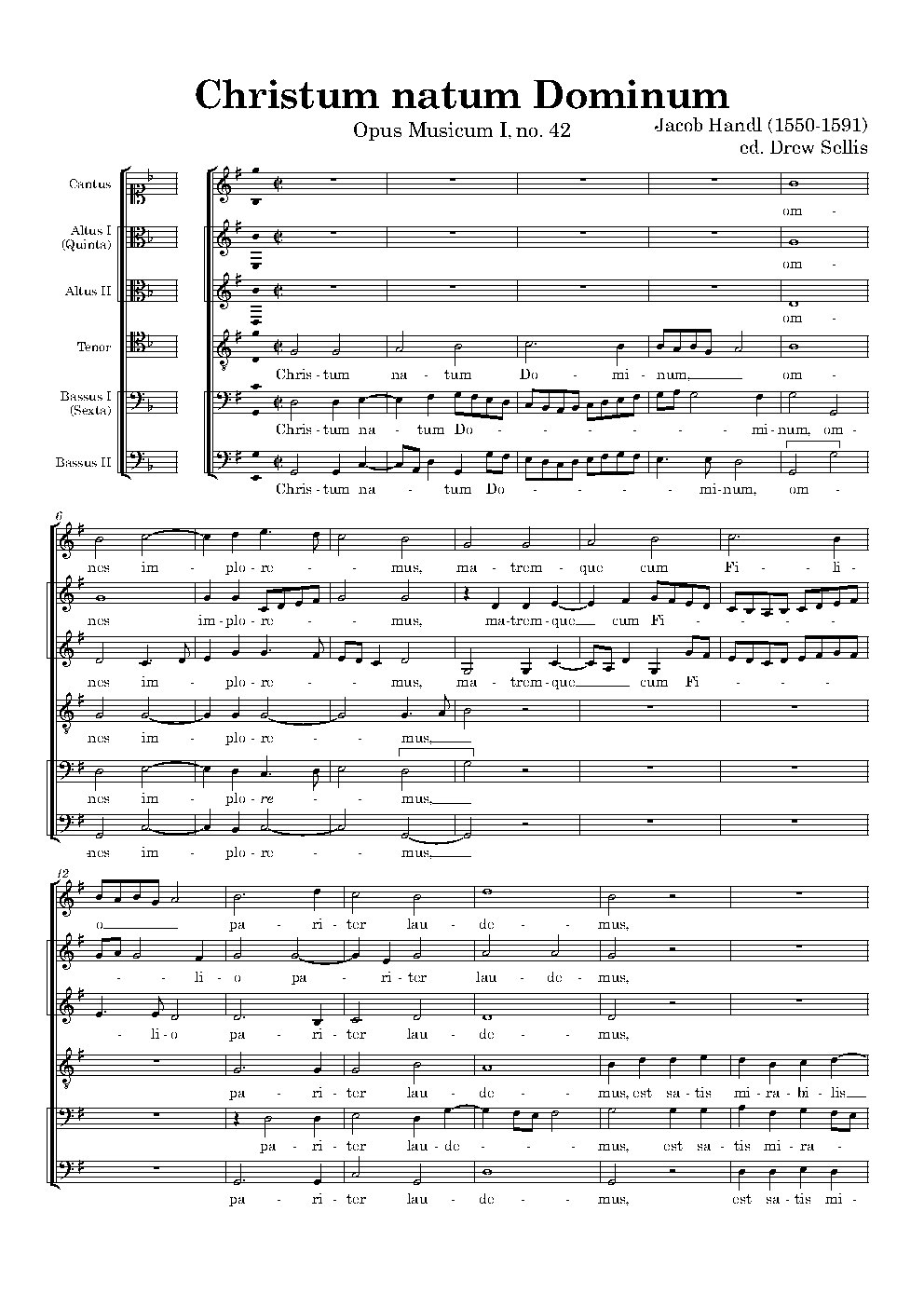 Christum natum Dominum