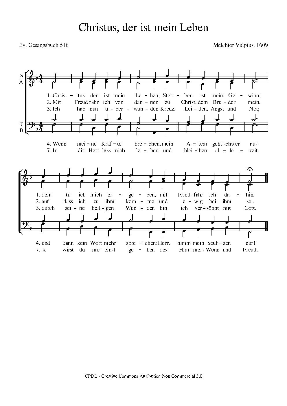 Christus, der ist mein Leben