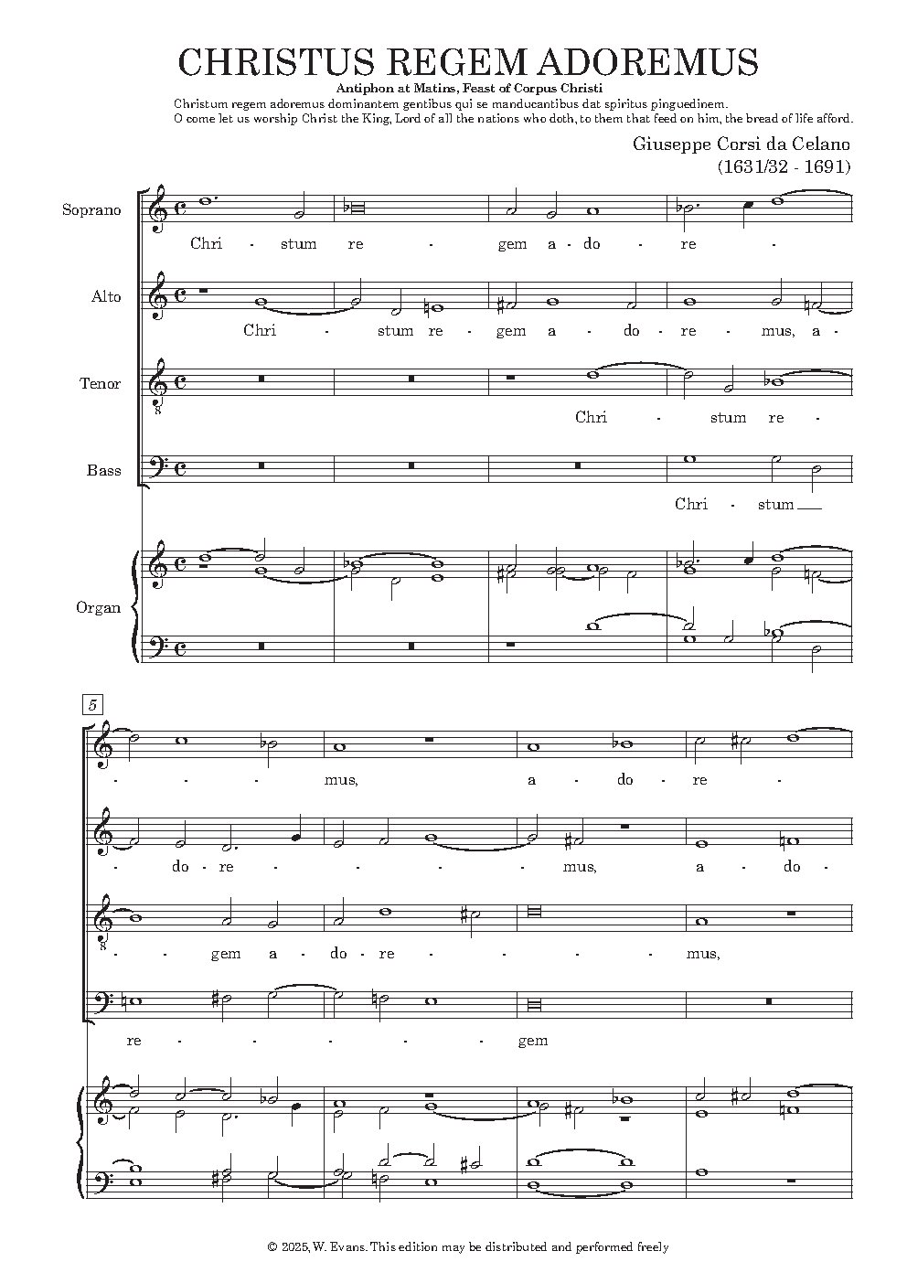 Christum regem adoremus (TriCo 30)