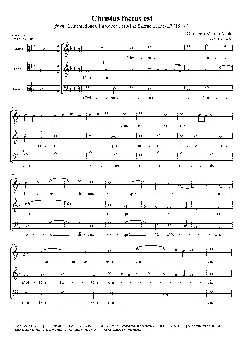Christus factus est - Choir Script PDF Thumbnail