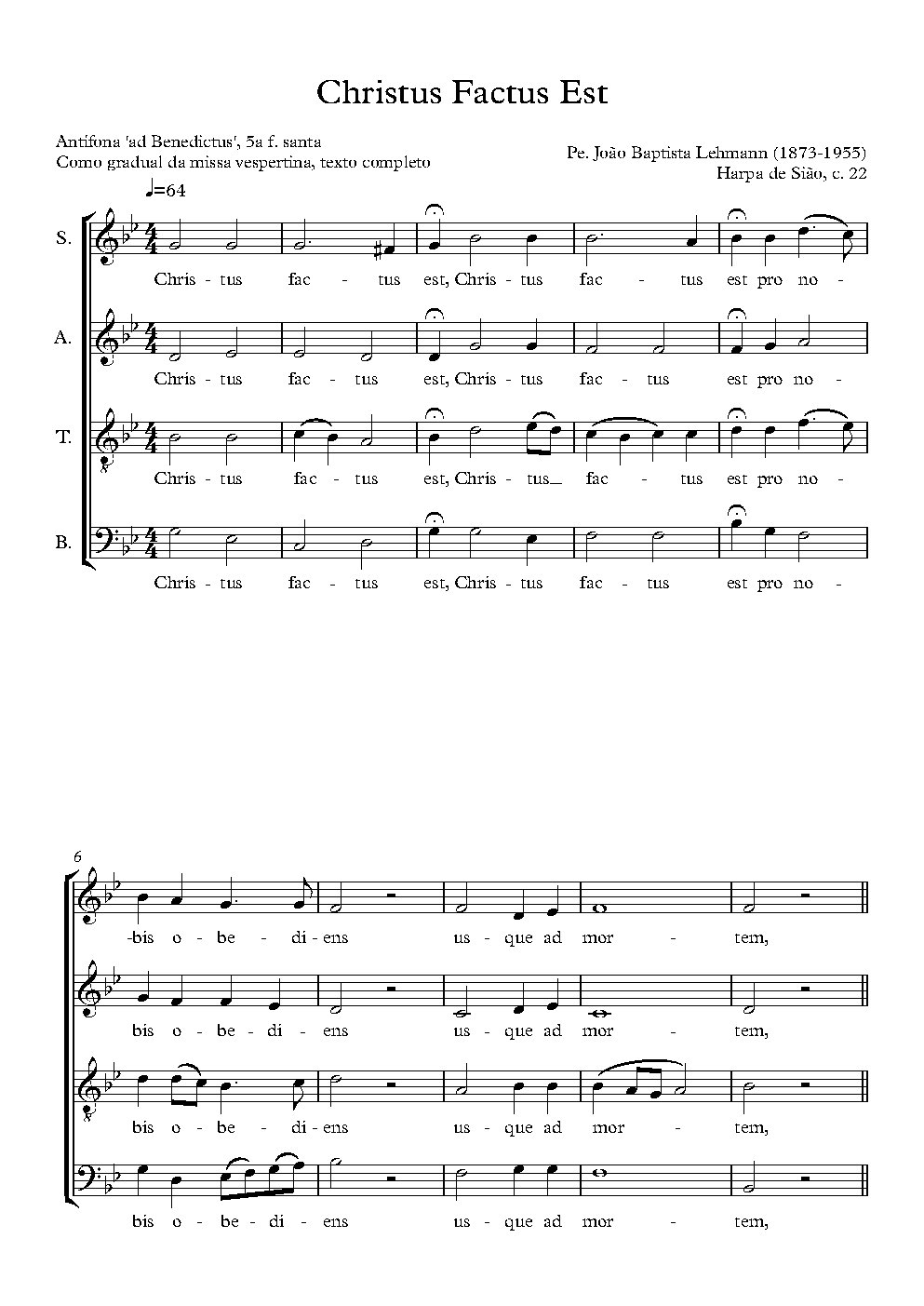 Christus factus est