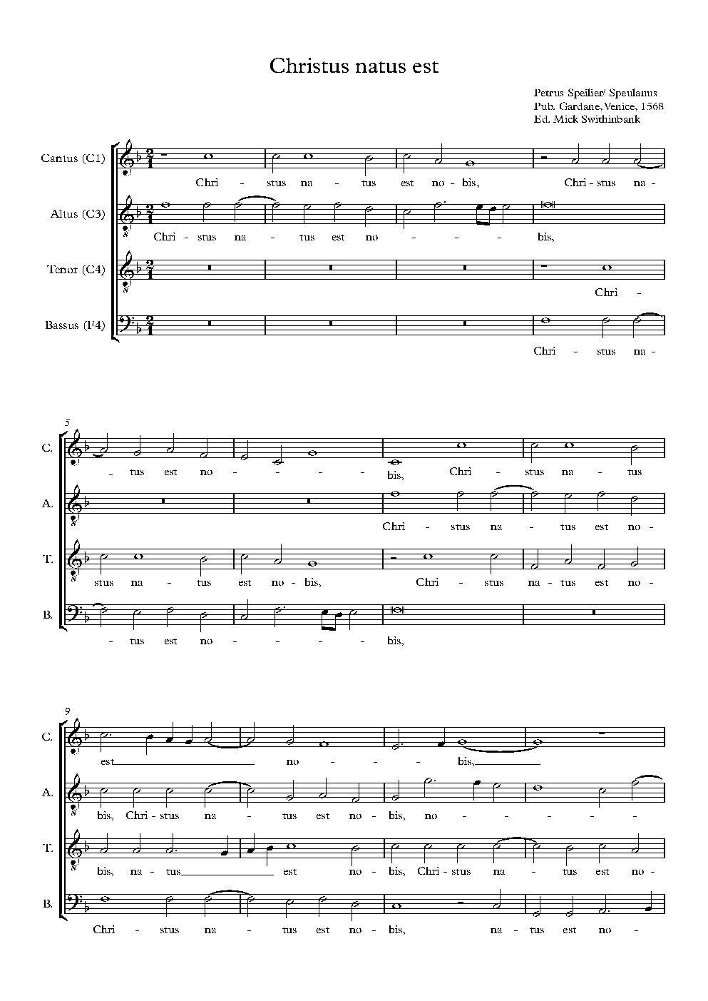 Christus natus est - Choir Script PDF Thumbnail