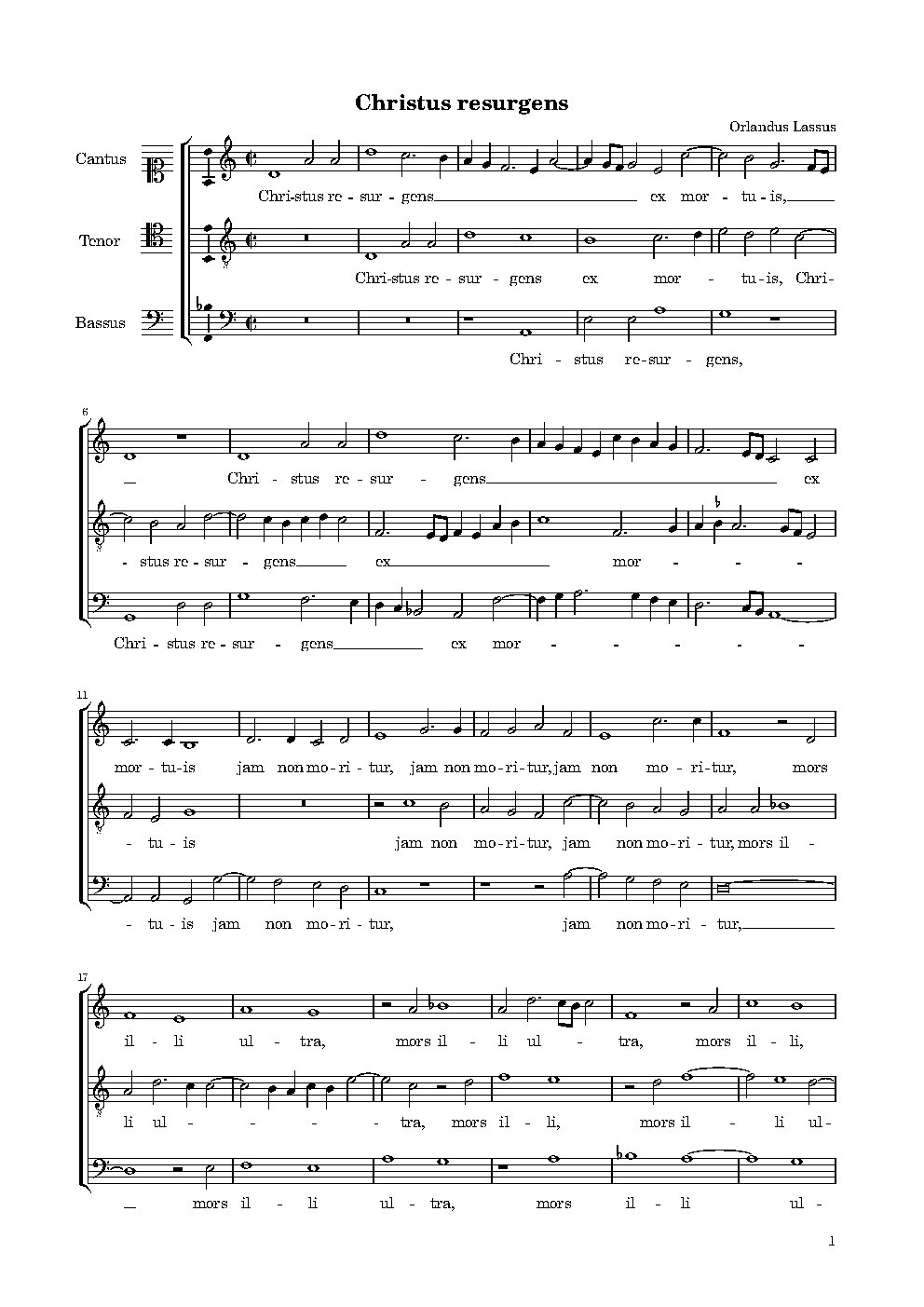 Christus resurgens - Choir Script PDF Thumbnail