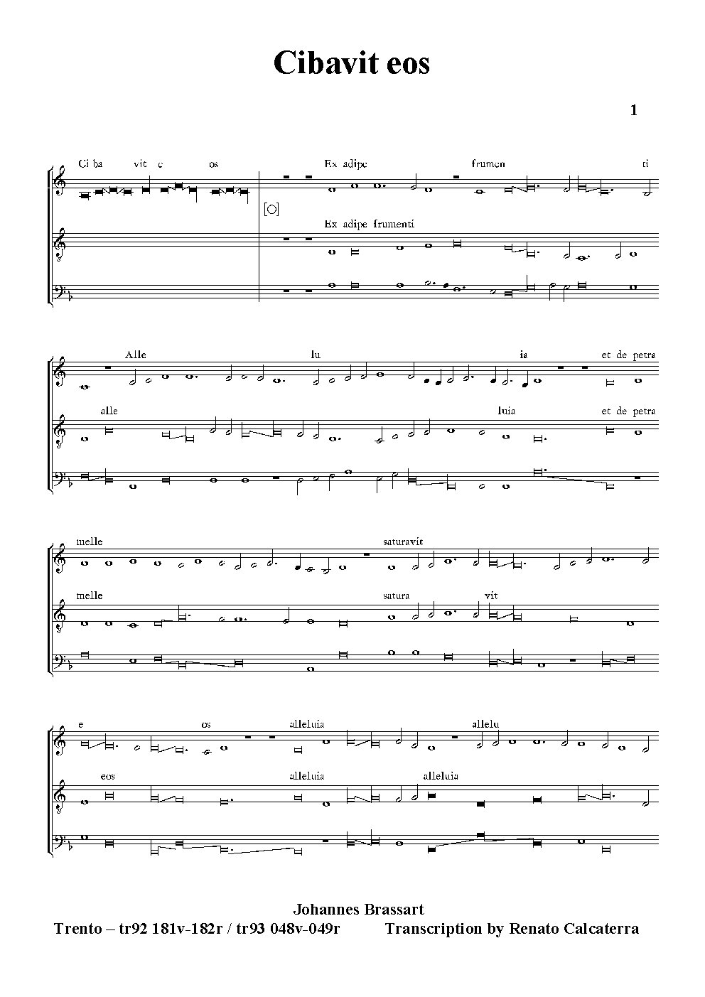 Cibavit eos - Choir Script PDF Thumbnail