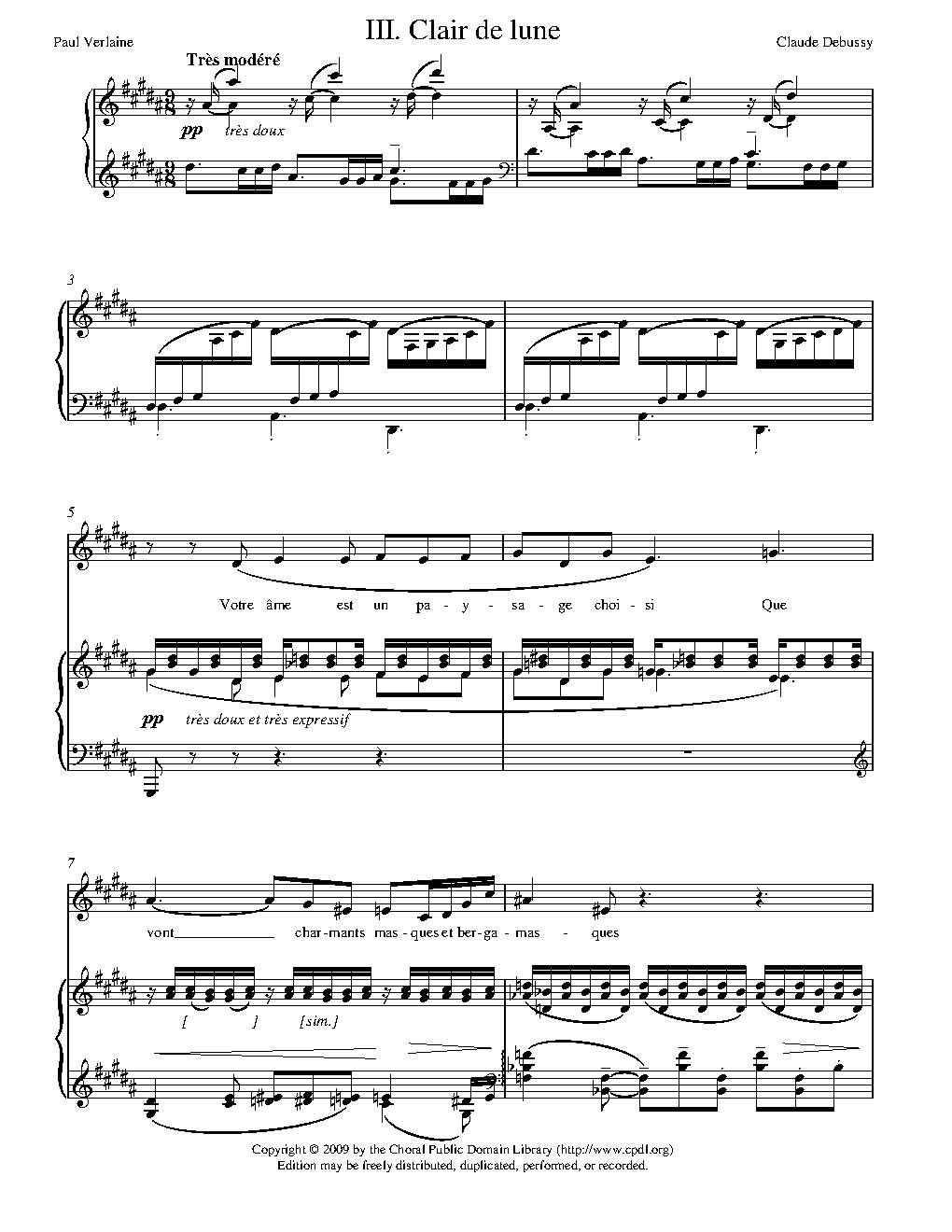 Clair de lune