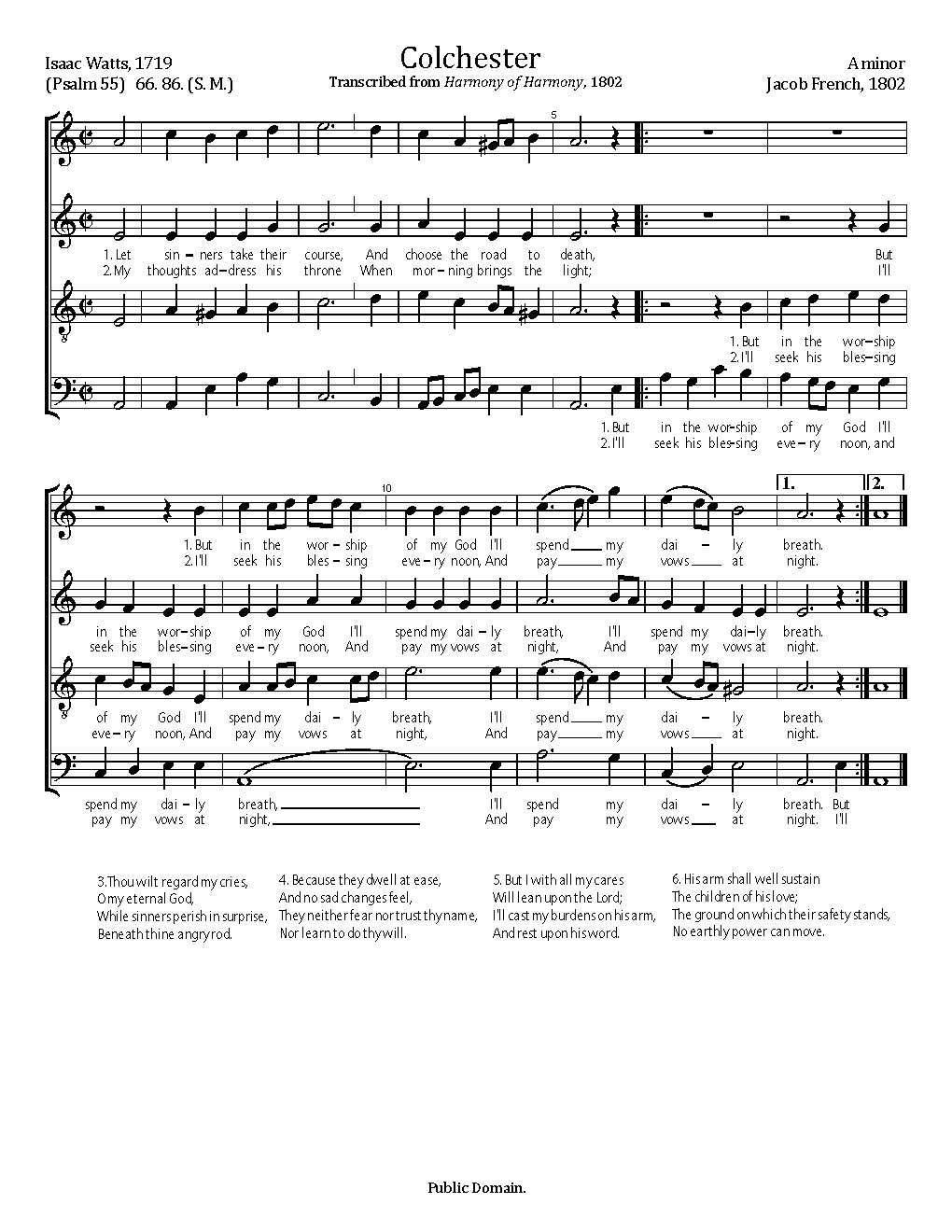Colchester - Choir Script PDF Thumbnail