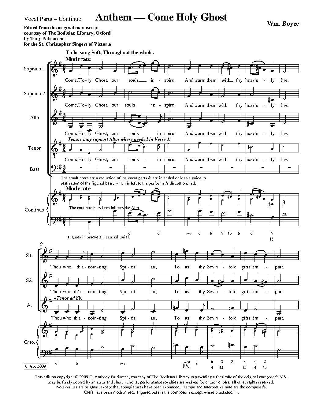 Come, Holy Ghost - Choir Script PDF Thumbnail