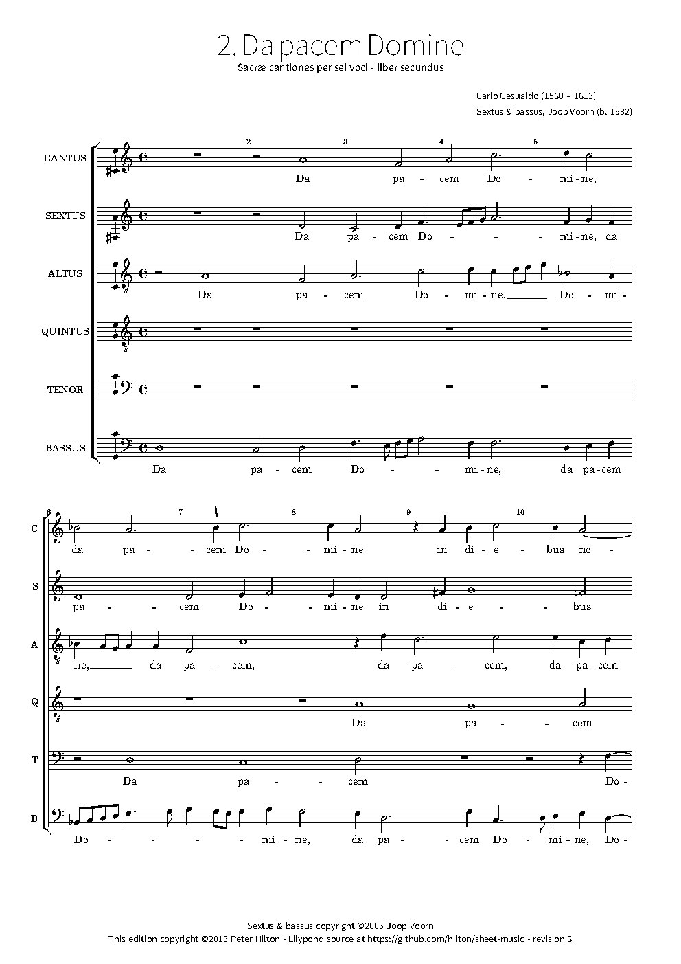 Da pacem Domine