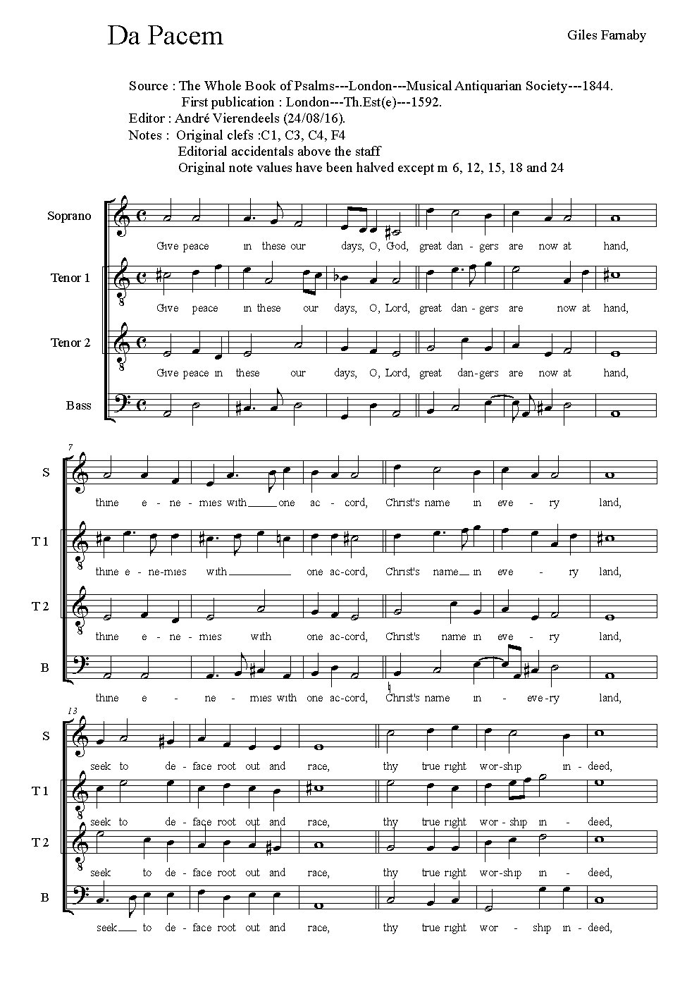 Da pacem