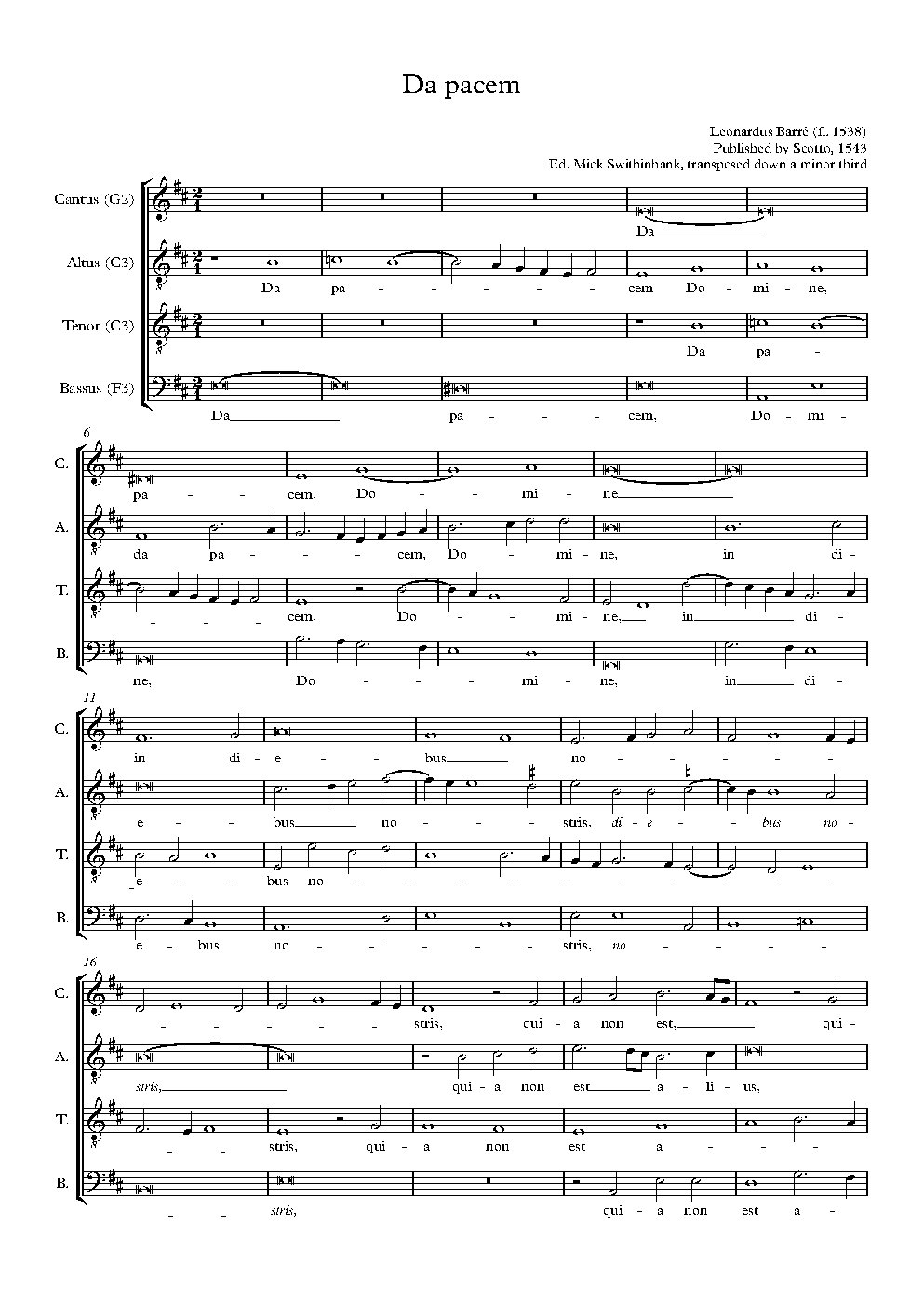 Da pacem