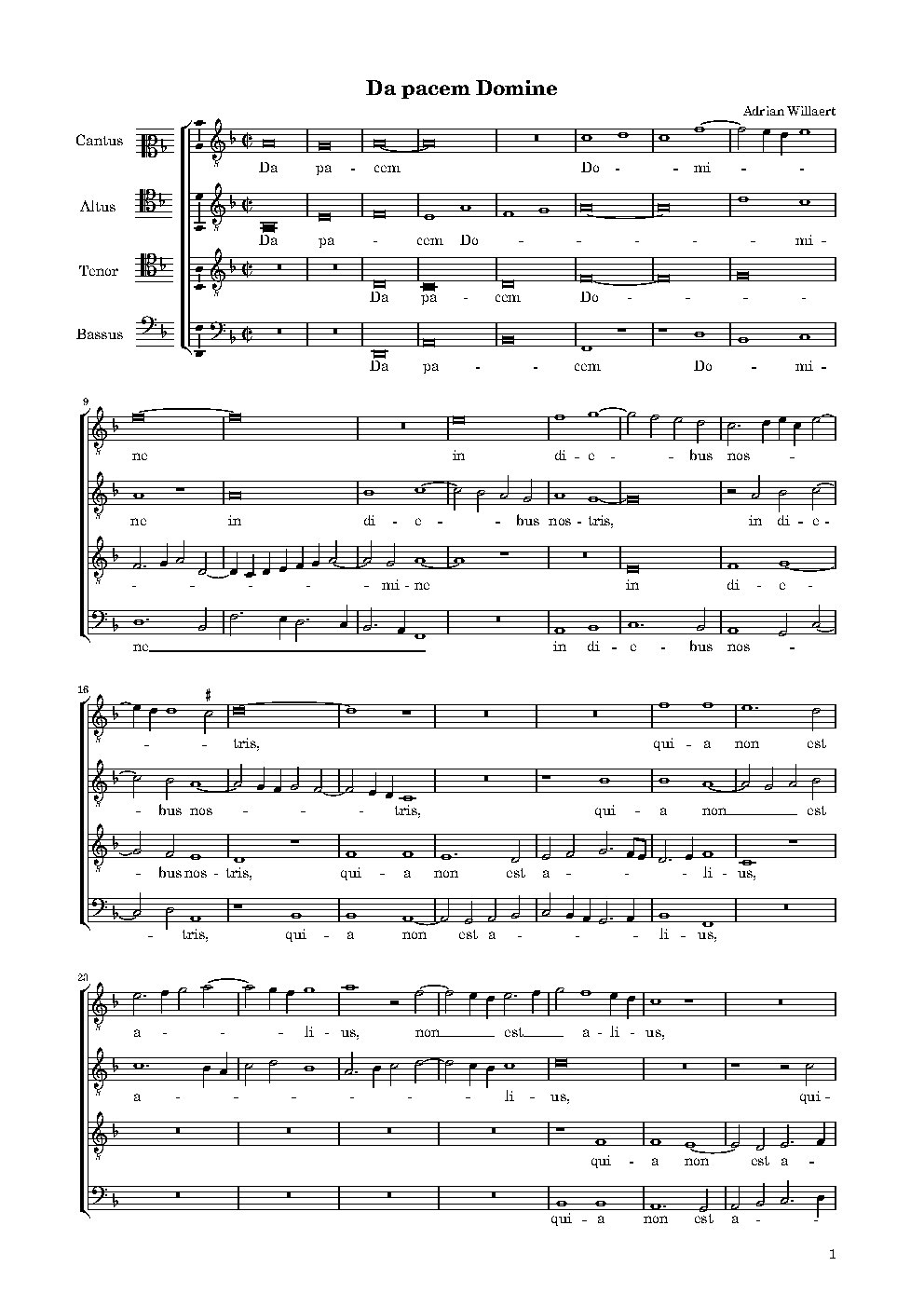 Da pacem Domine