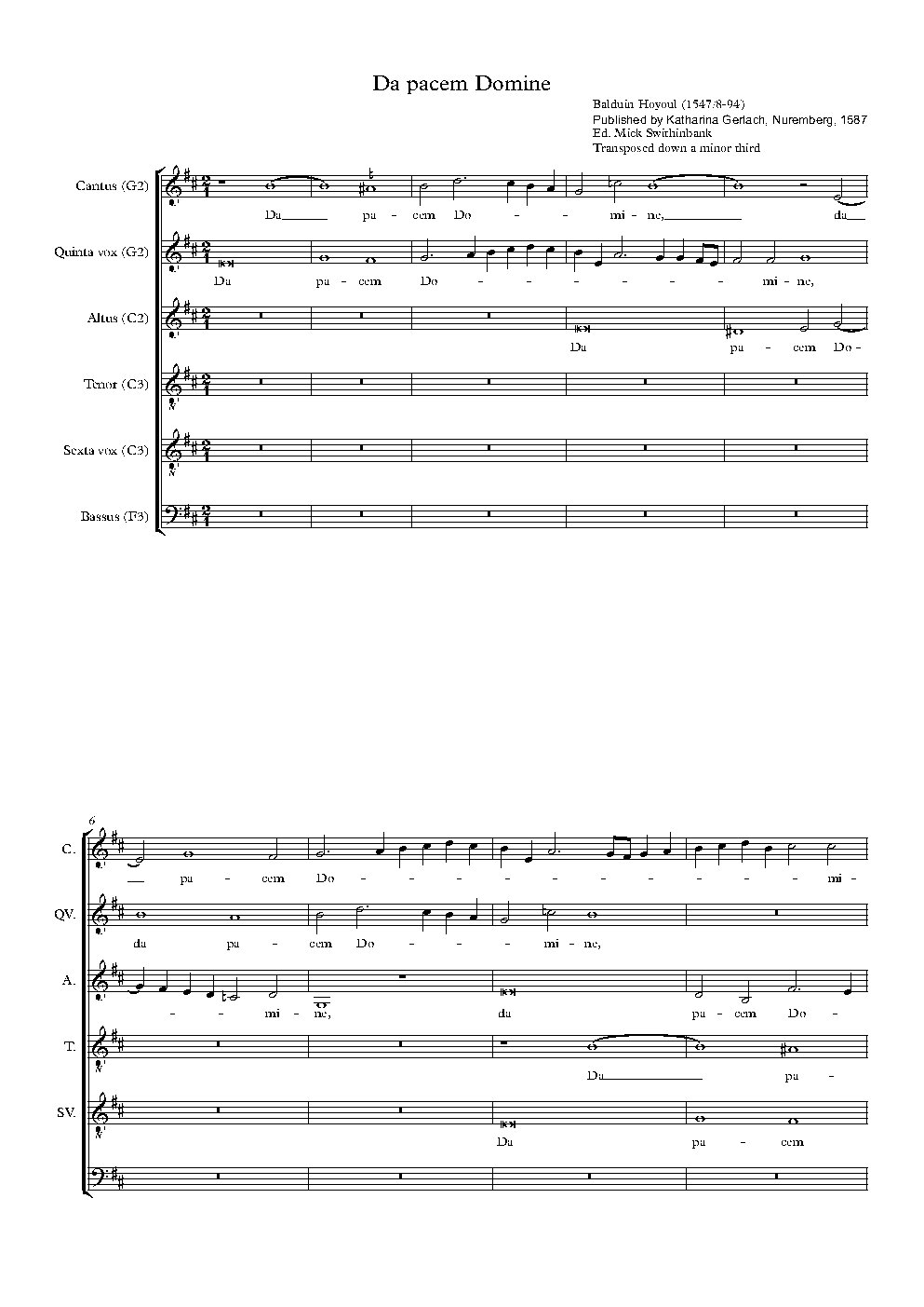 Da pacem Domine
