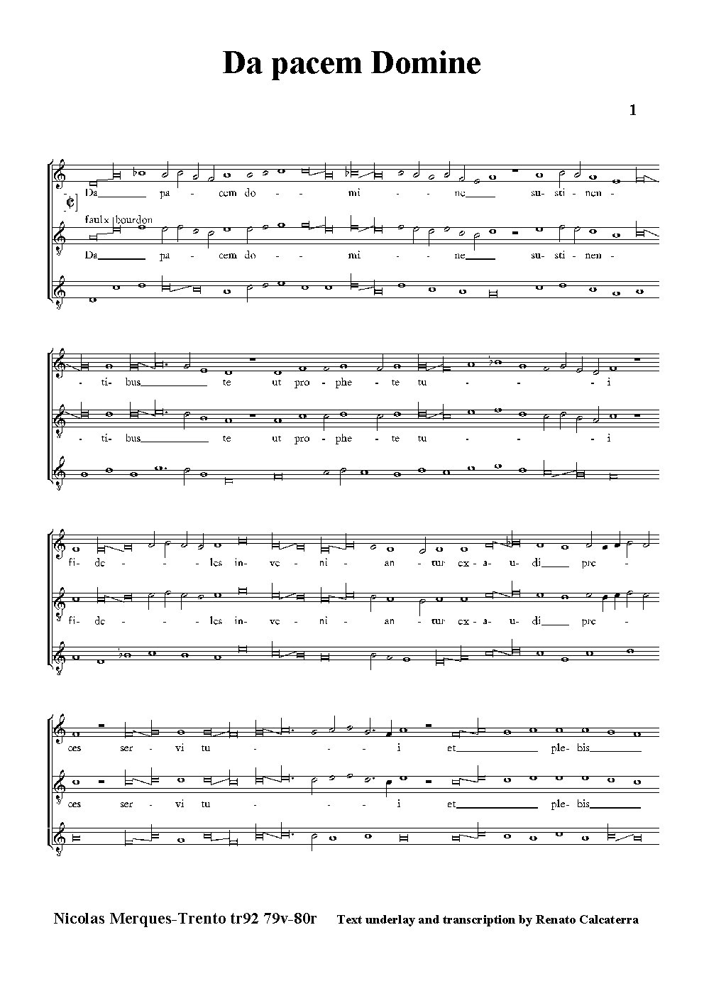 Da pacem Domine