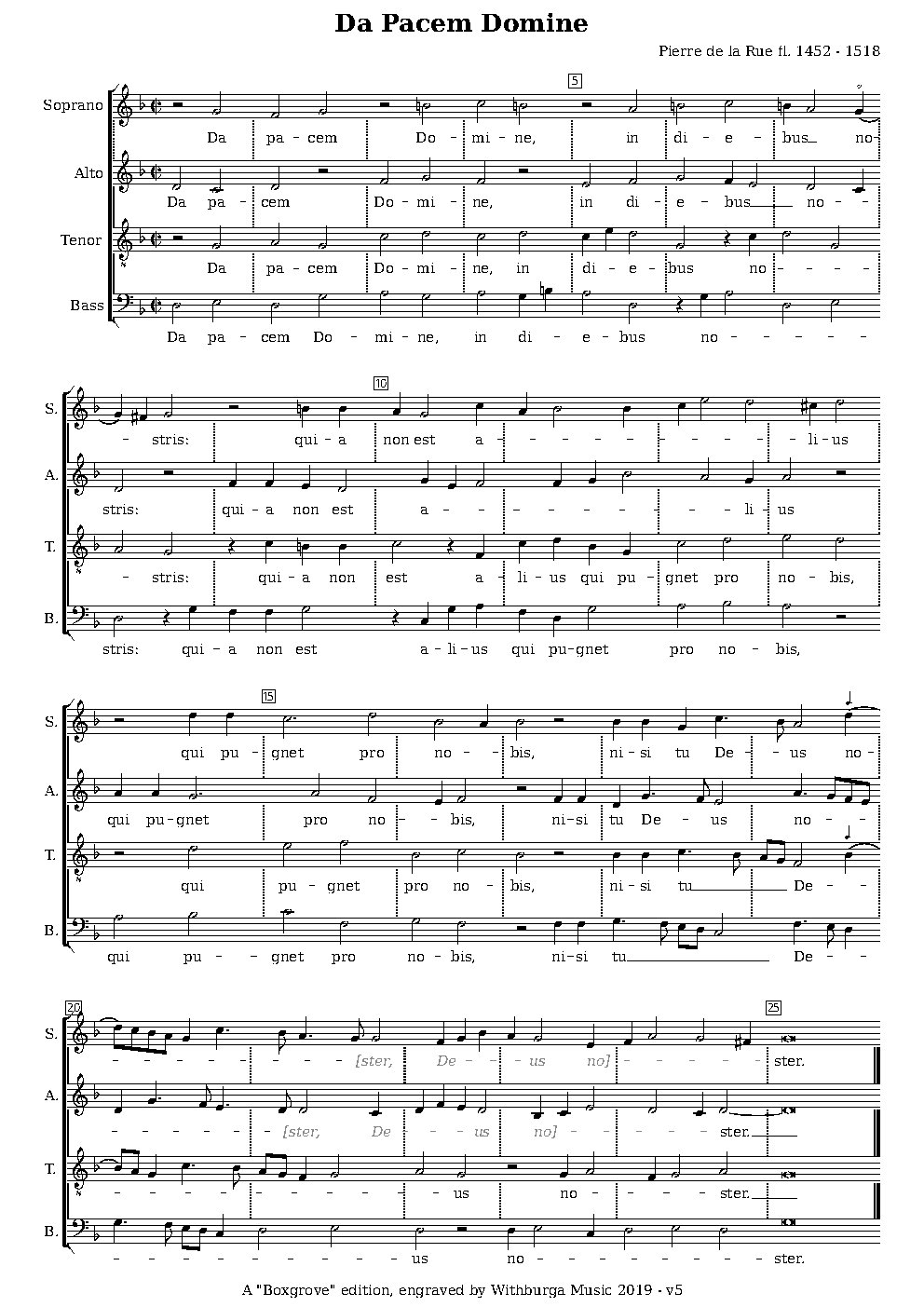 Da pacem Domine