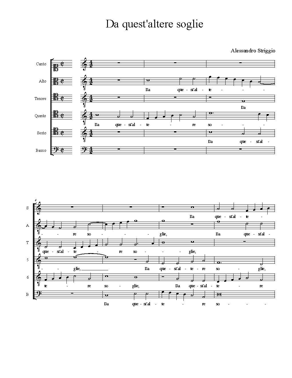 Da quest'altere soglie - Choir Script PDF Thumbnail