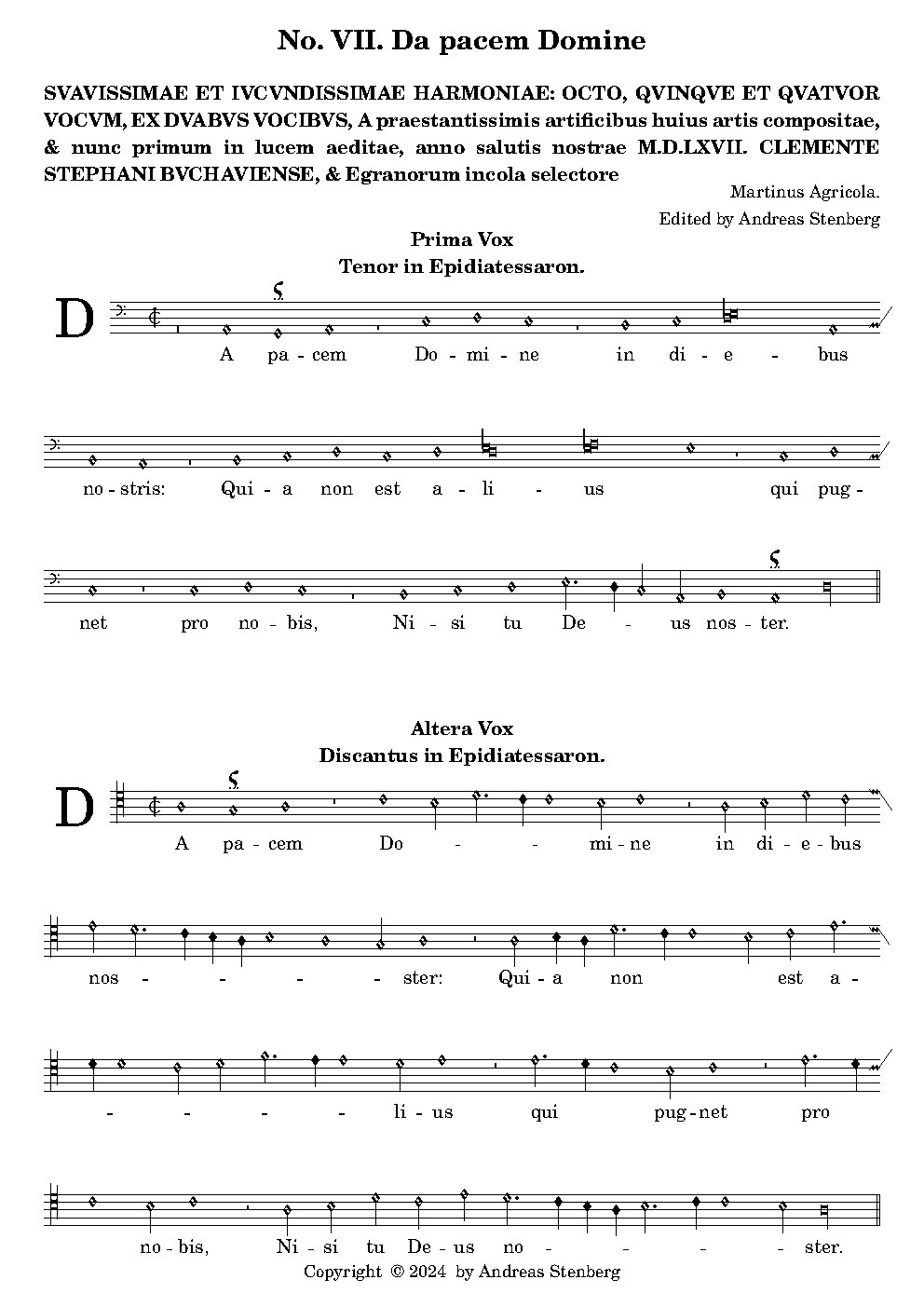Da pacem Domine
