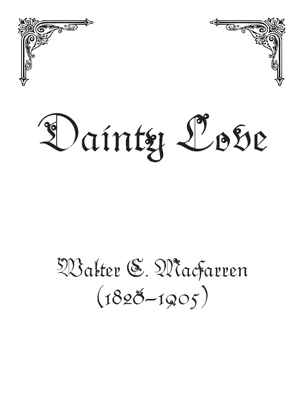 Dainty love