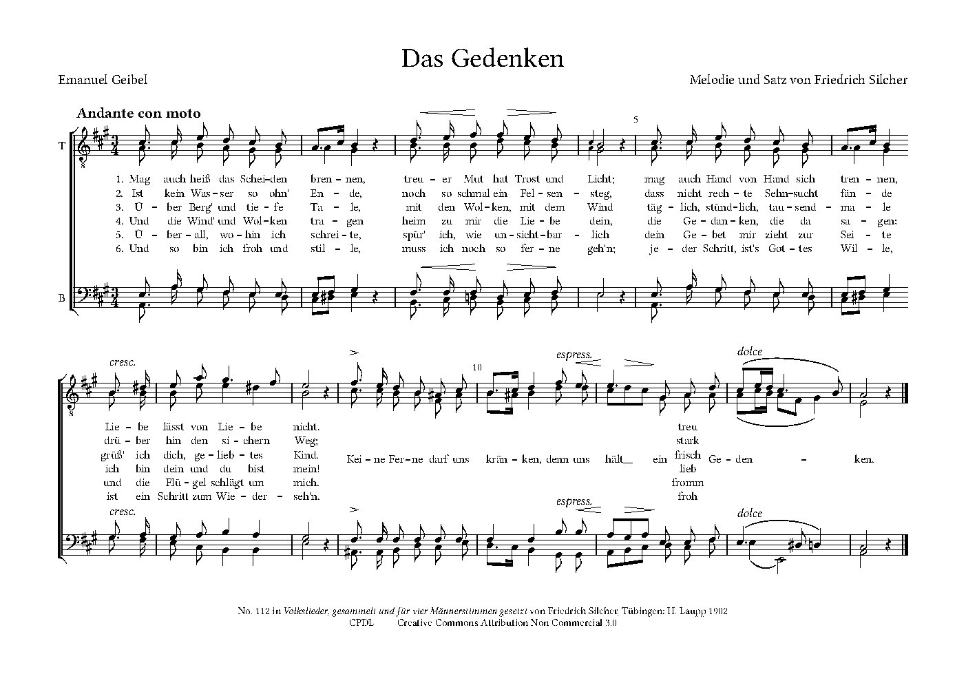 Das Gedenken