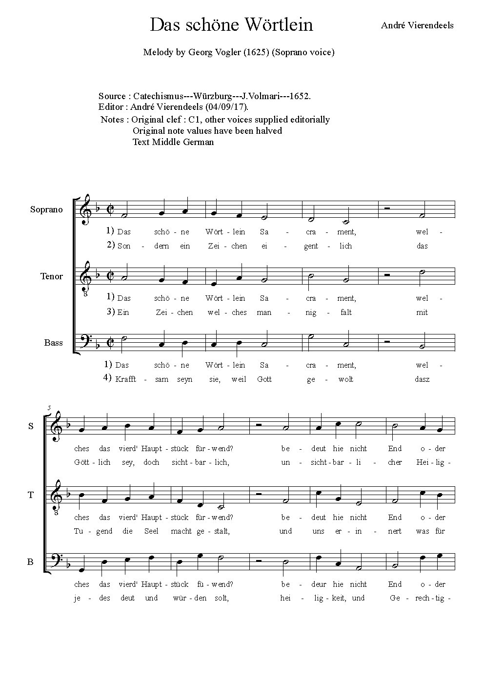 Das schöne Wörtlein Sacrament