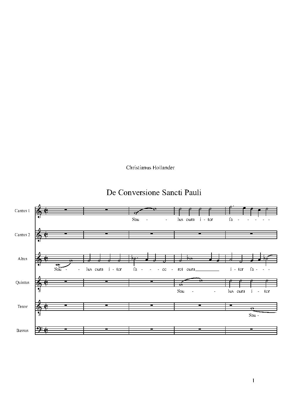 De Conversione Sancti Pauli - Choir Script PDF Thumbnail