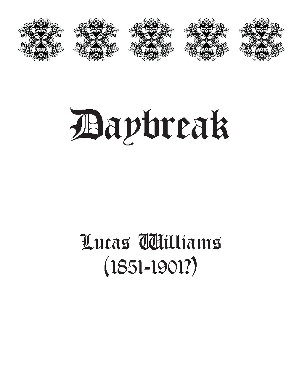 Daybreak - Choir Script PDF Thumbnail