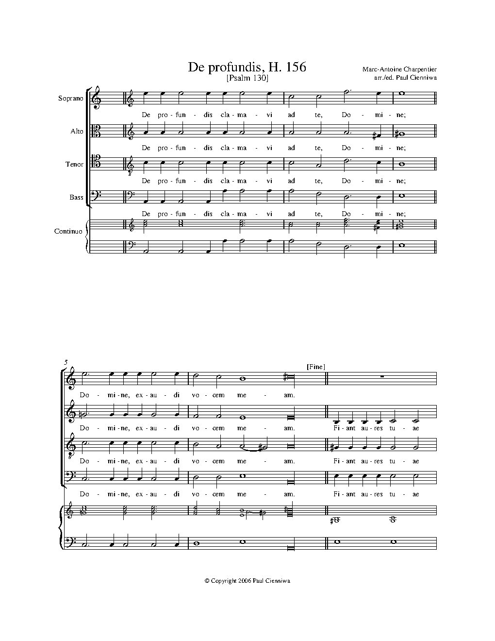 De profundis, H 156