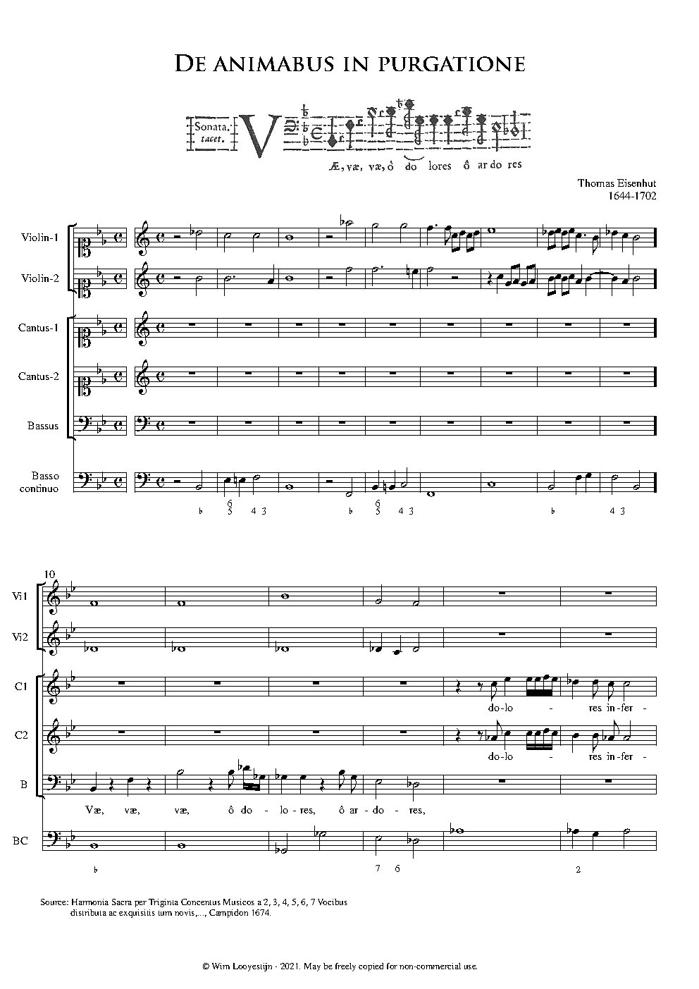 De animabus in purgatione - Choir Script PDF Thumbnail