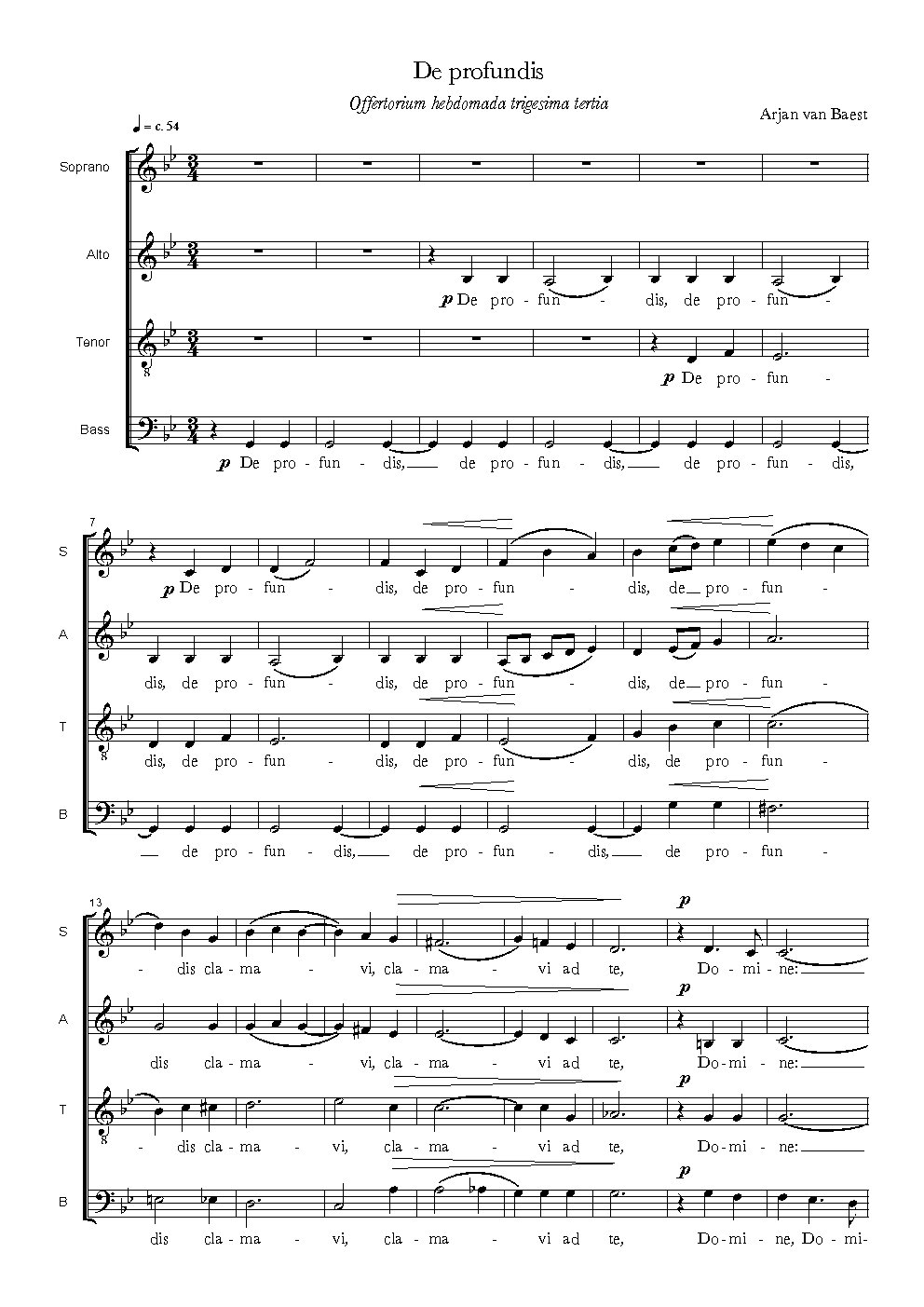 De profundis