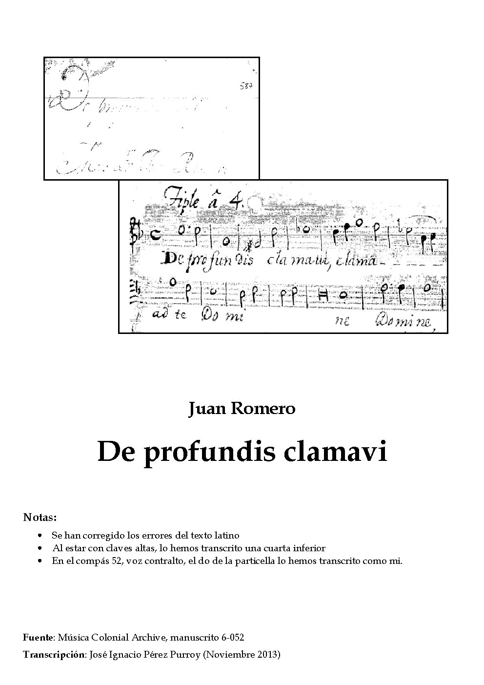 De profundis