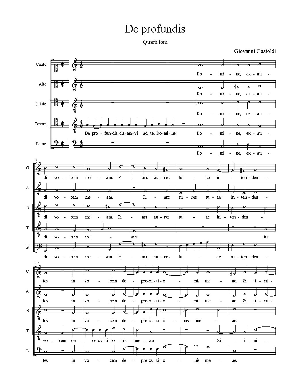 De profundis