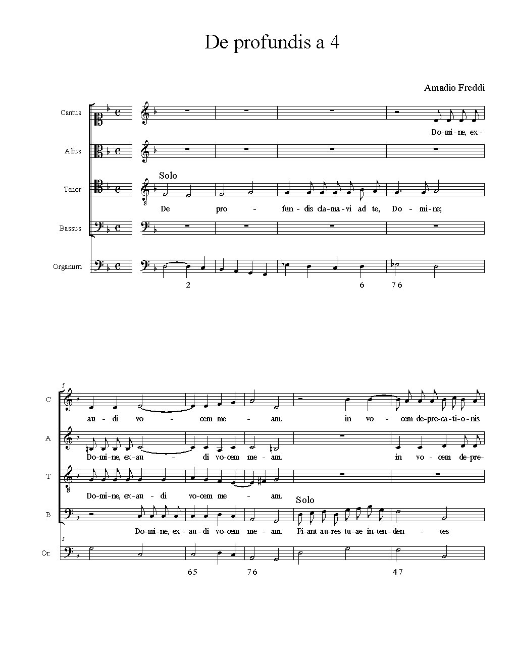 De profundis a 4